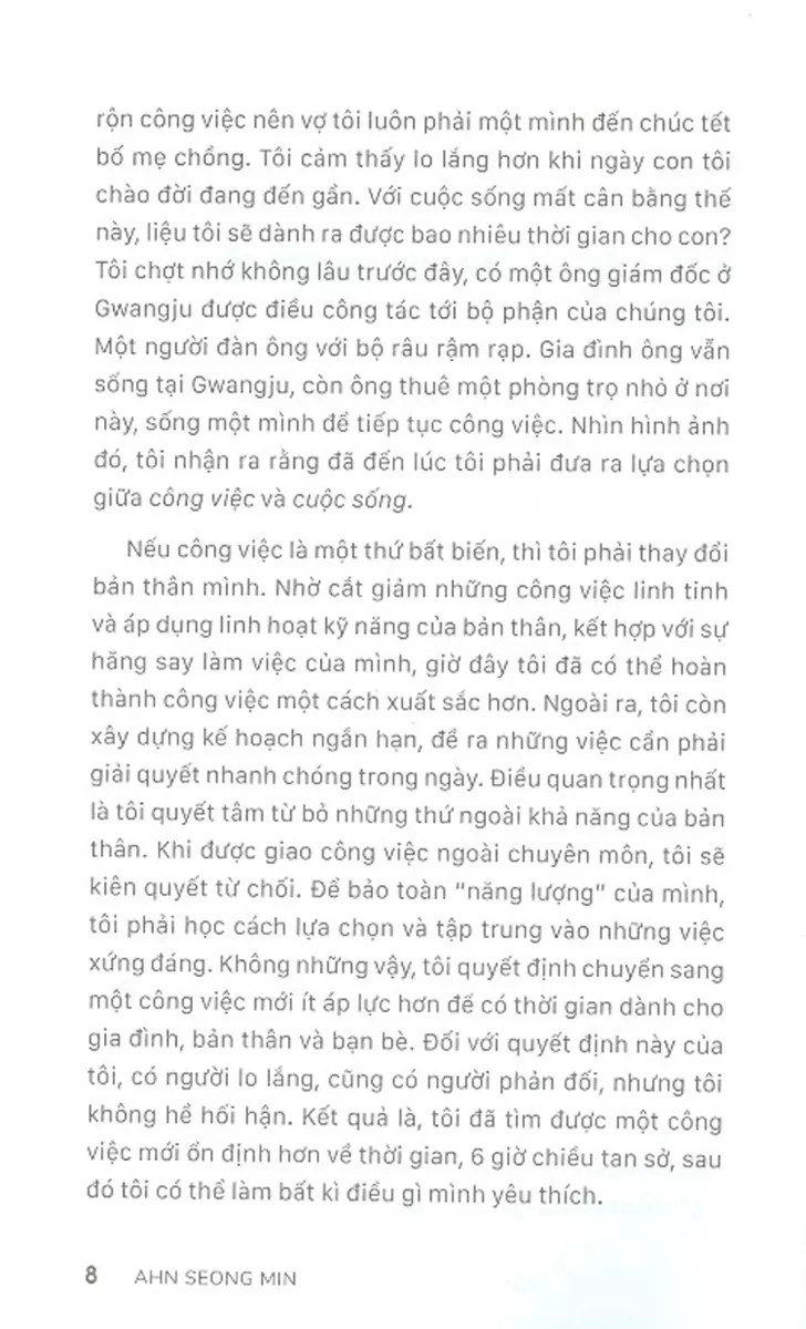 cân bằng công việc và cuộc sống