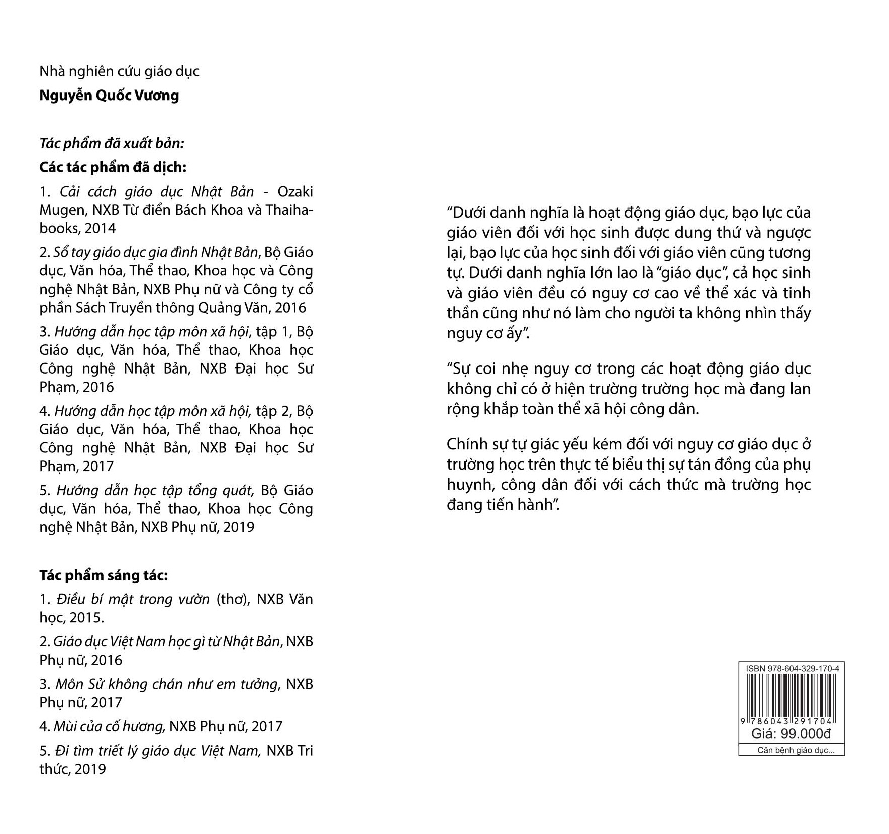 căn bệnh giáo dục