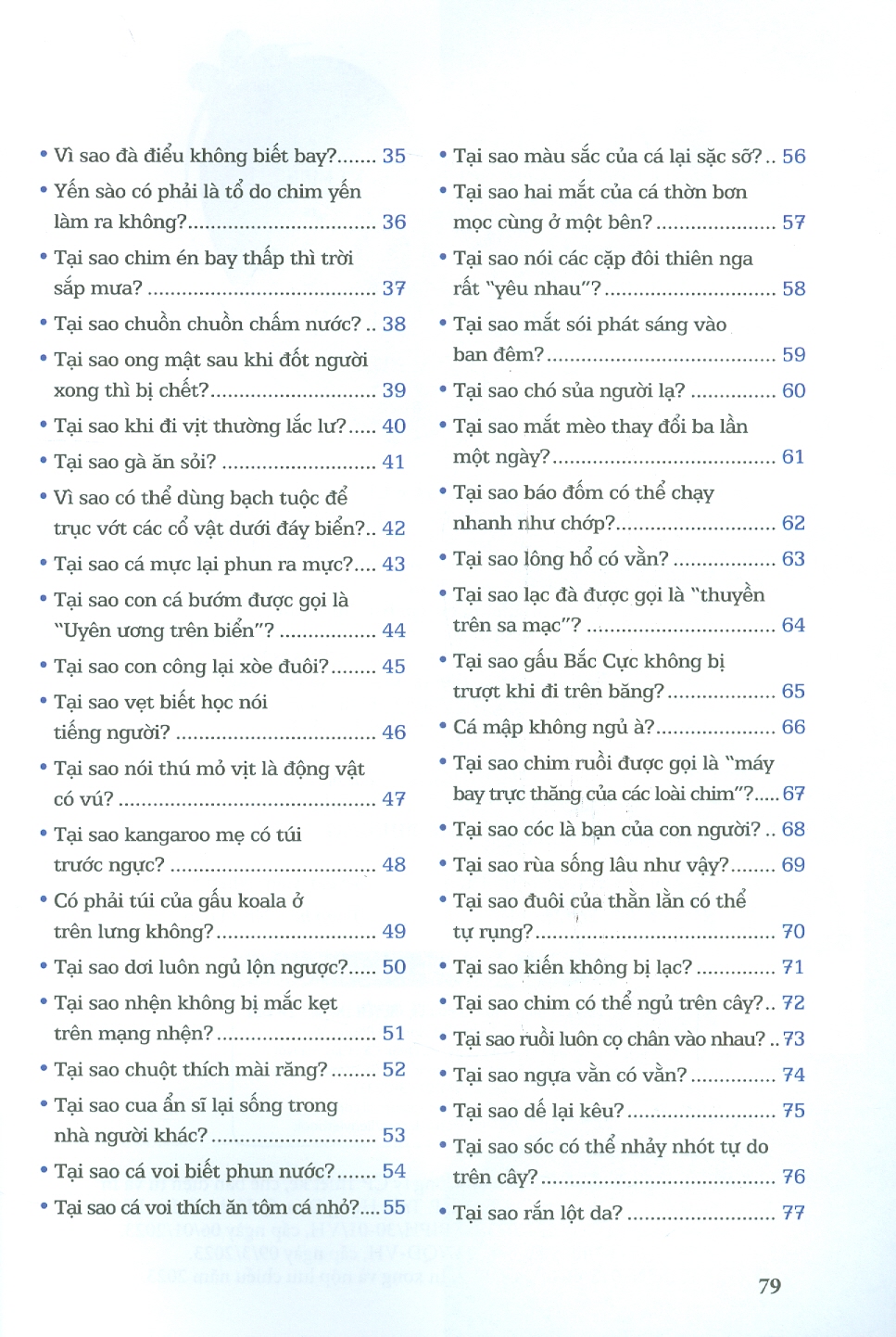 càng hỏi càng thông minh - 1001 câu hỏi "làm thế nào?" - thế giới động vật