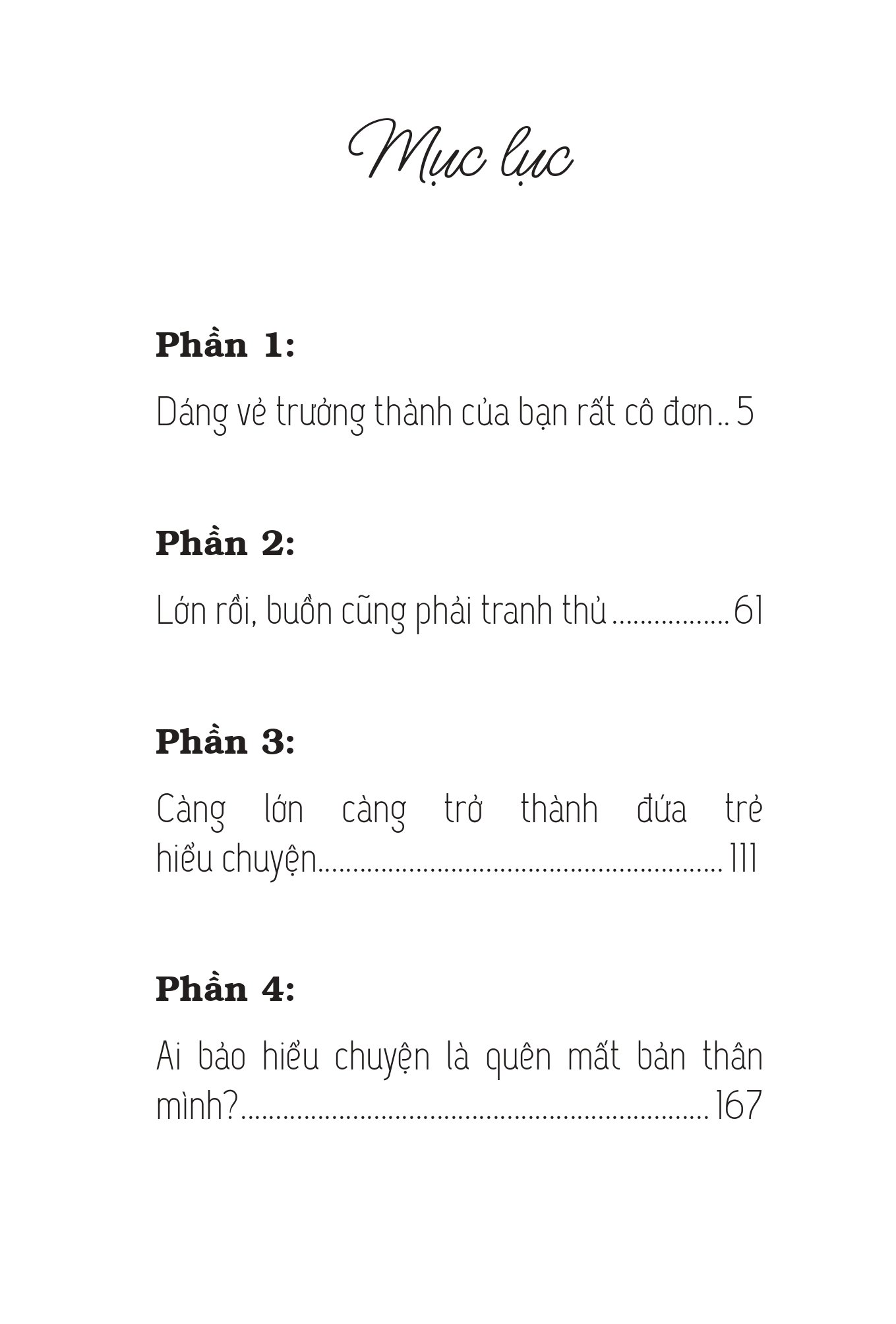 càng lớn càng trở thành đứa trẻ hiểu chuyện