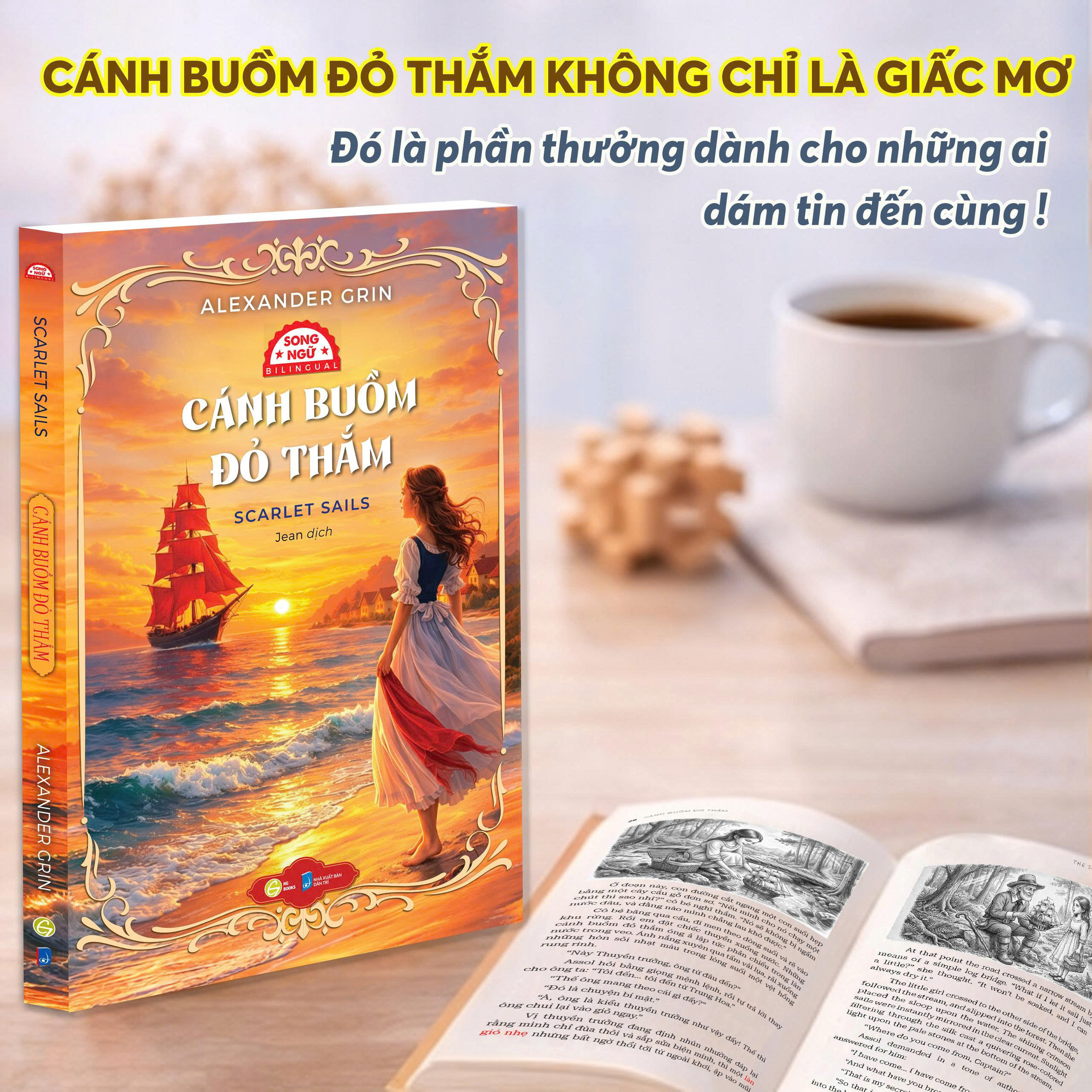 Cánh Buồm Đỏ Thắm - Scarlet Sails - Song Ngữ Việt-Anh