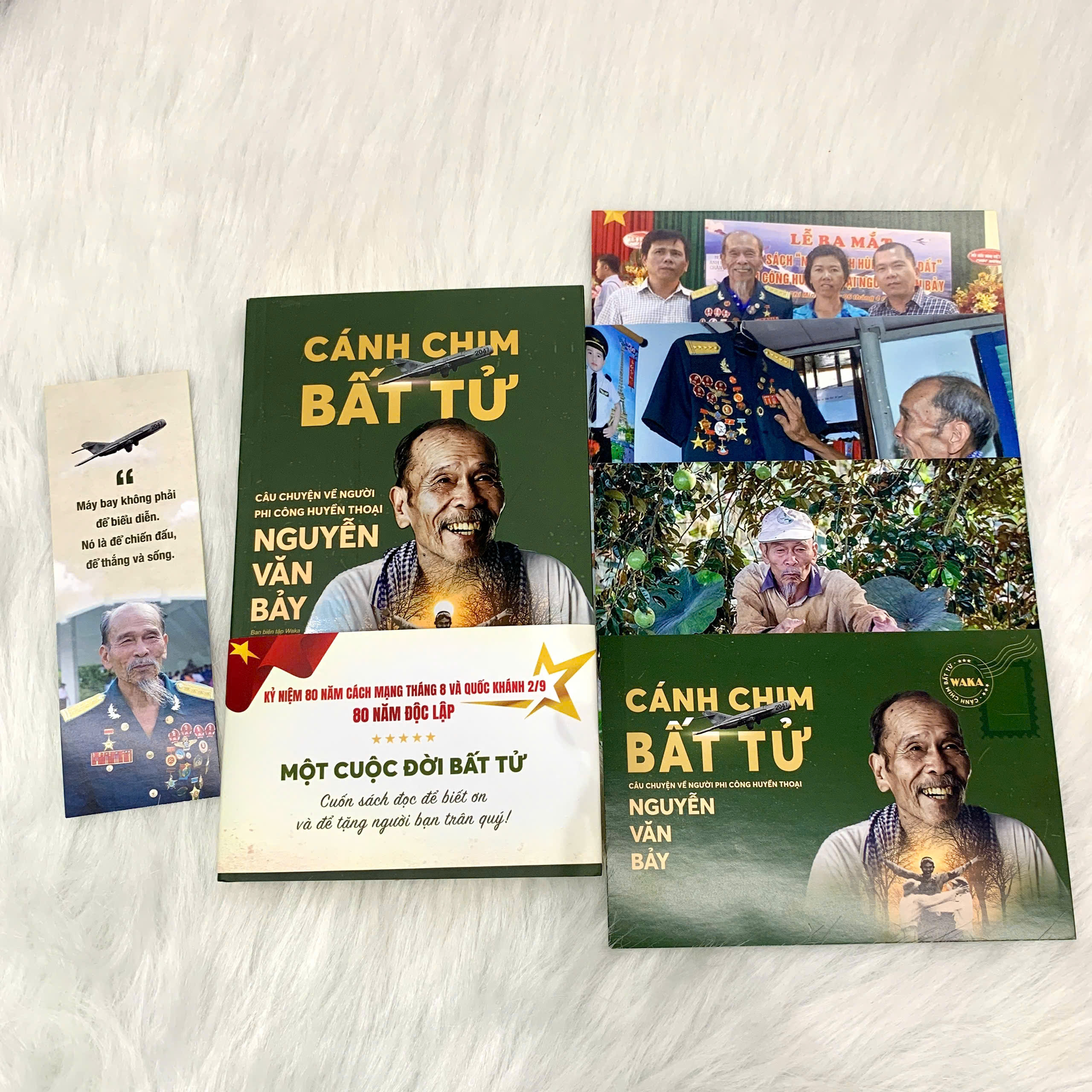 Canh Chim Bat Tu - Cau Chuyen Ve Nguoi Phi Cong Huyen Thoai Nguyen Van Bay - Phien Ban Ky Niem 80 Nam - Tang Kem Bookmark + Postcard
