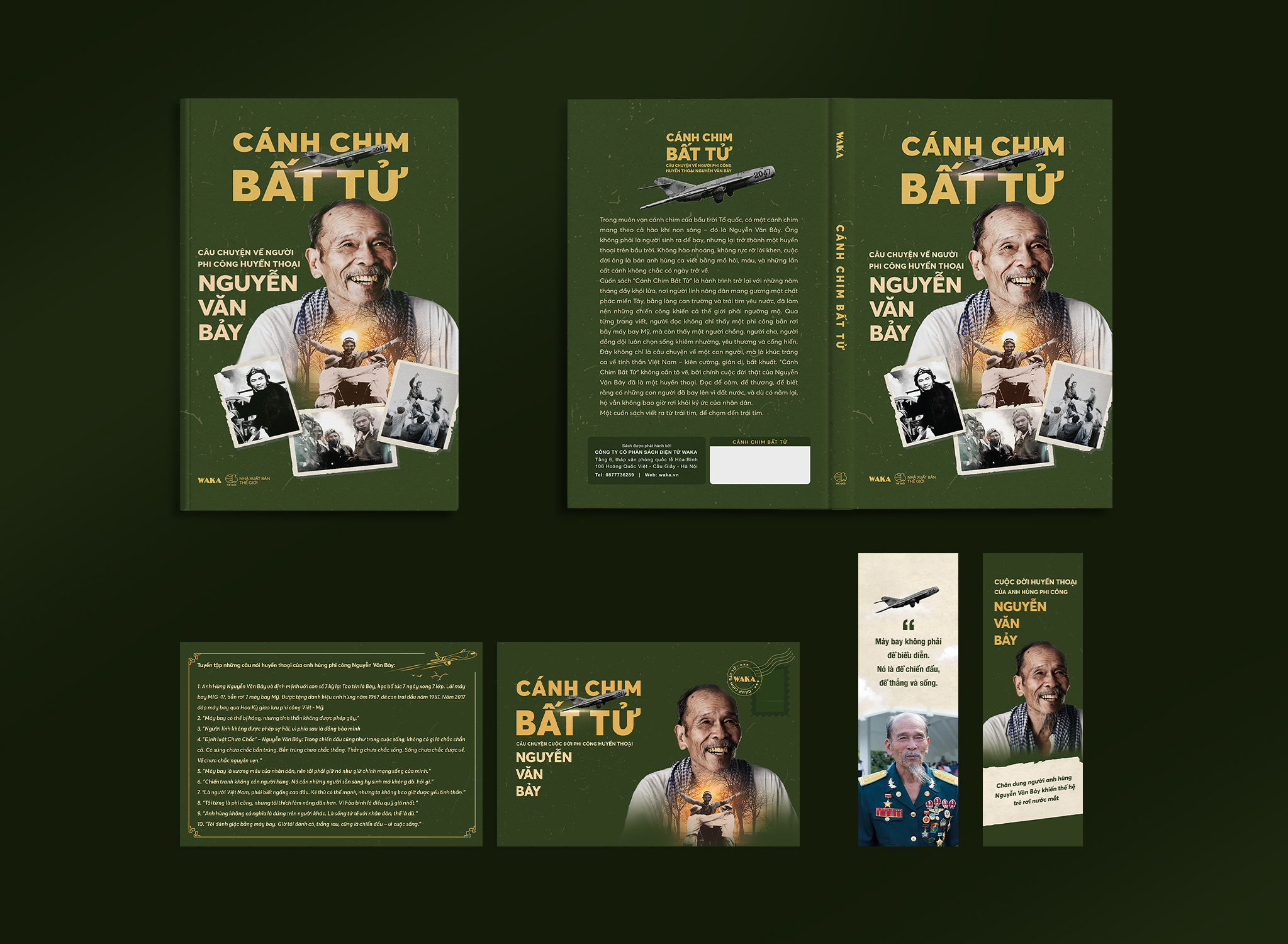 Canh Chim Bat Tu - Cau Chuyen Ve Nguoi Phi Cong Huyen Thoai Nguyen Van Bay - Phien Ban Ky Niem 80 Nam - Tang Kem Bookmark + Postcard