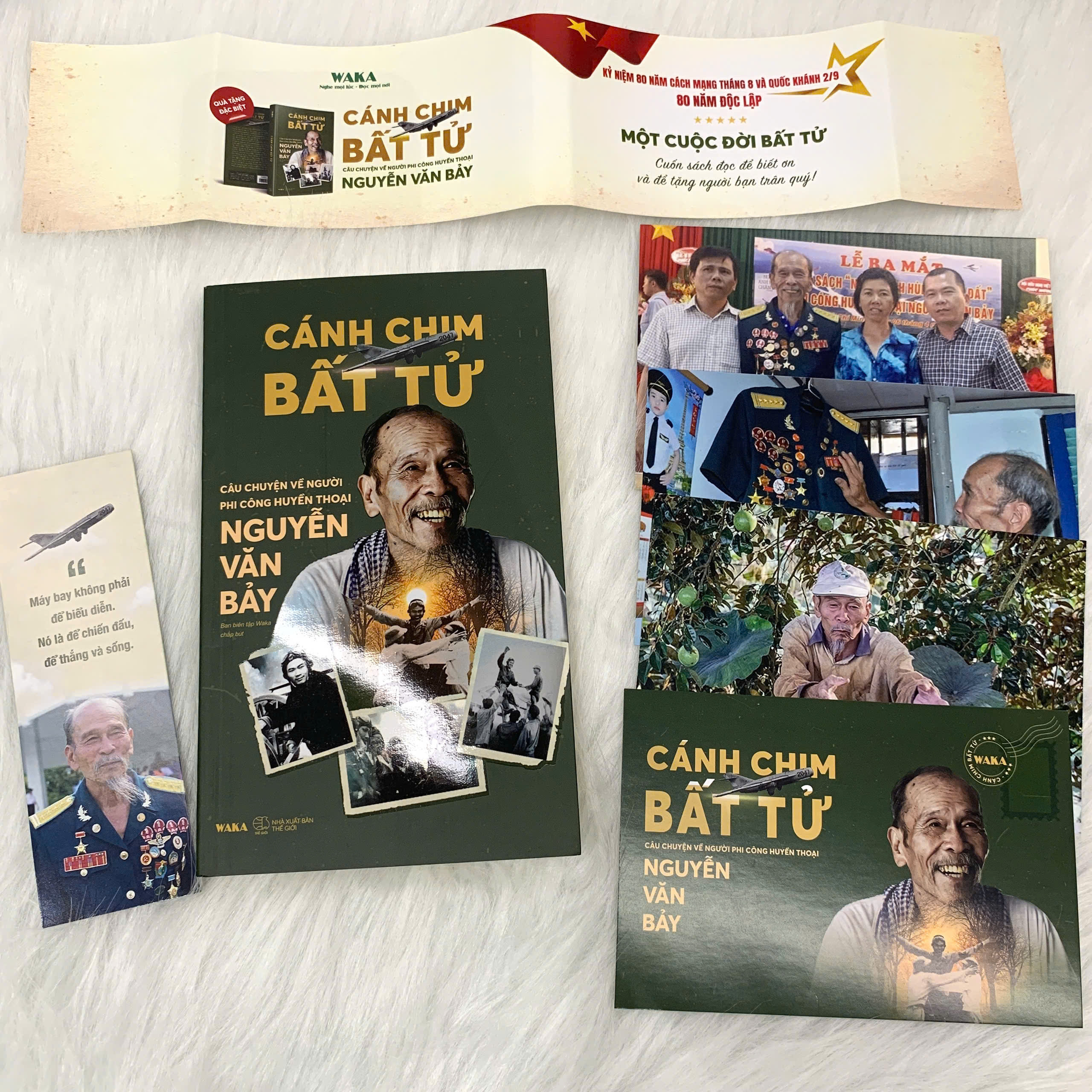 Canh Chim Bat Tu - Cau Chuyen Ve Nguoi Phi Cong Huyen Thoai Nguyen Van Bay - Phien Ban Ky Niem 80 Nam - Tang Kem Bookmark + Postcard