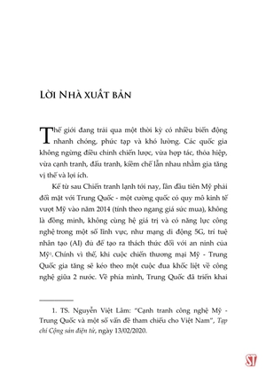 cạnh tranh công nghệ mỹ - trung quốc thời đại 4.0