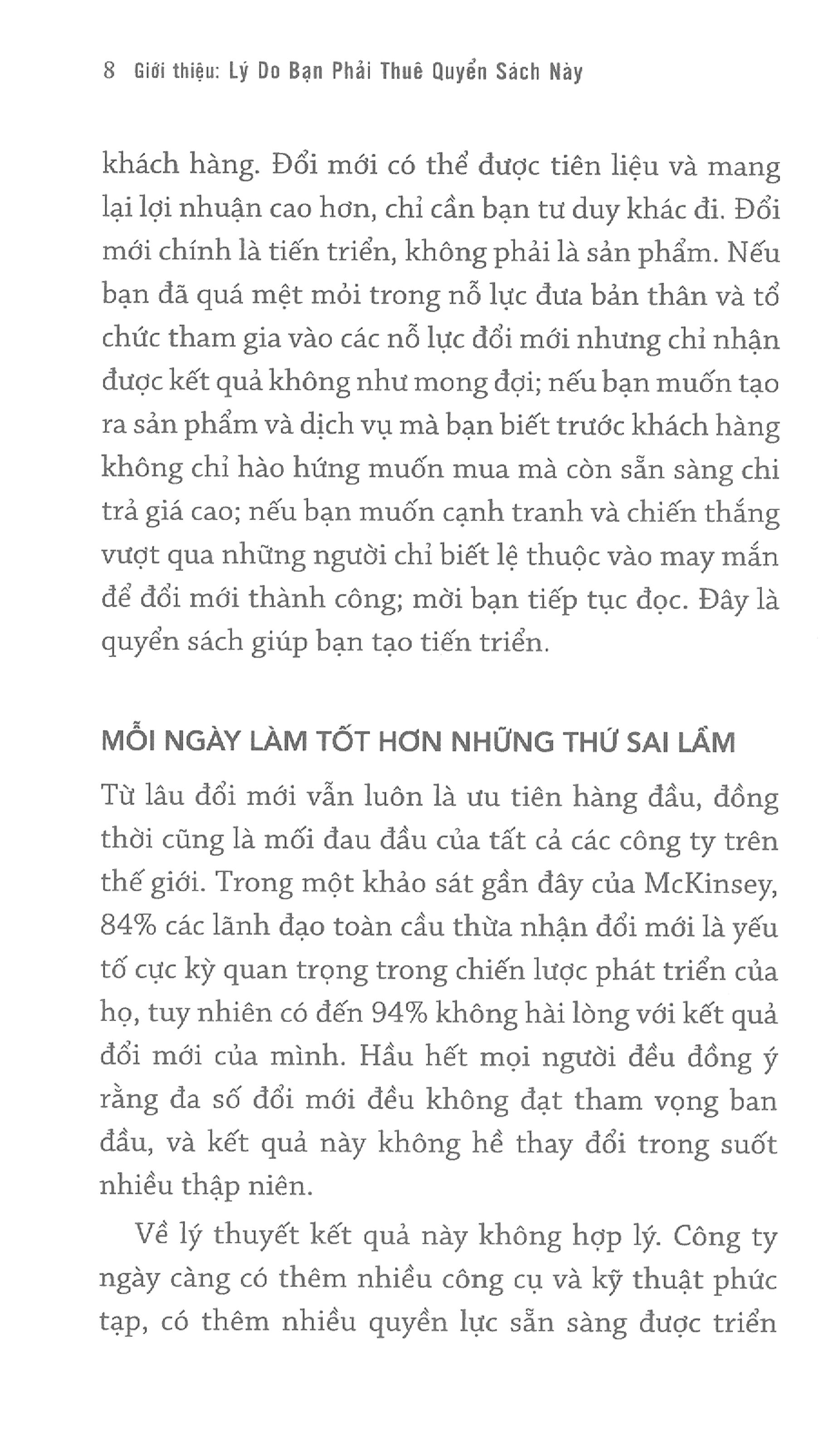 cạnh tranh không cần may mắn - câu chuyện về đổi mới và chọn lựa của khách hàng