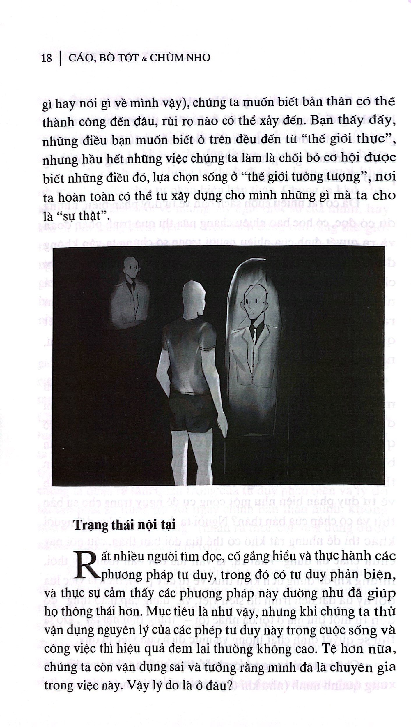 cáo, bò tót và chùm nho