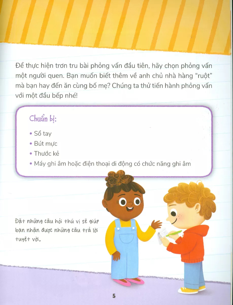 cao thủ viết lách - trổ tài viết phỏng vấn