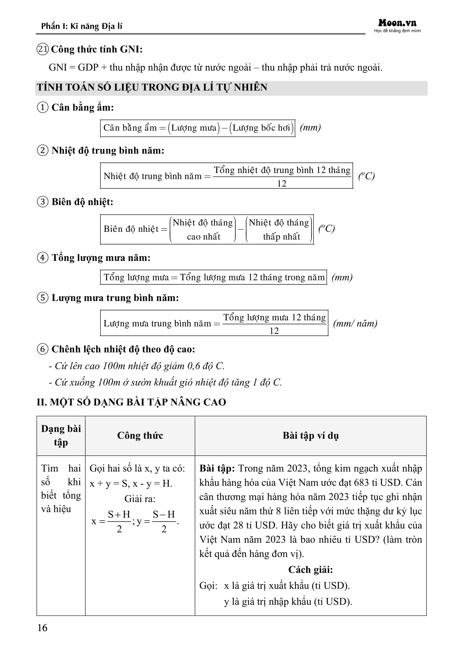 Cap Toc Tot Nghiep Pho Thong - Mon Dia Li