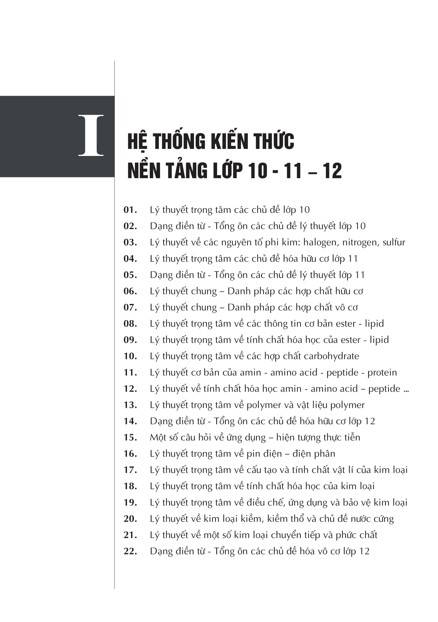 Cap Toc Tot Nghiep Pho Thong - Mon Hoa Hoc