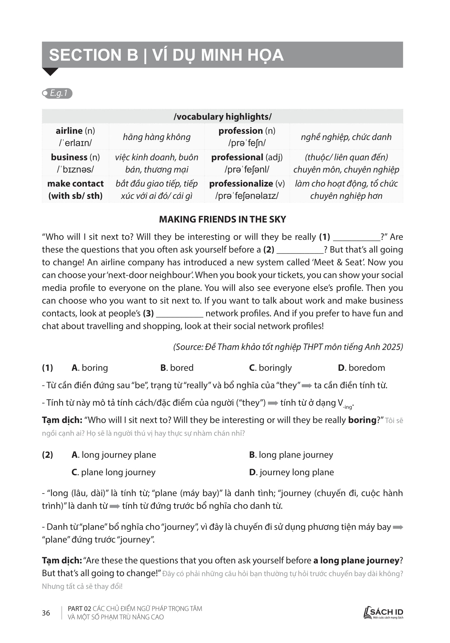 Cap Toc Tot Nghiep Pho Thong - Mon Tieng Anh