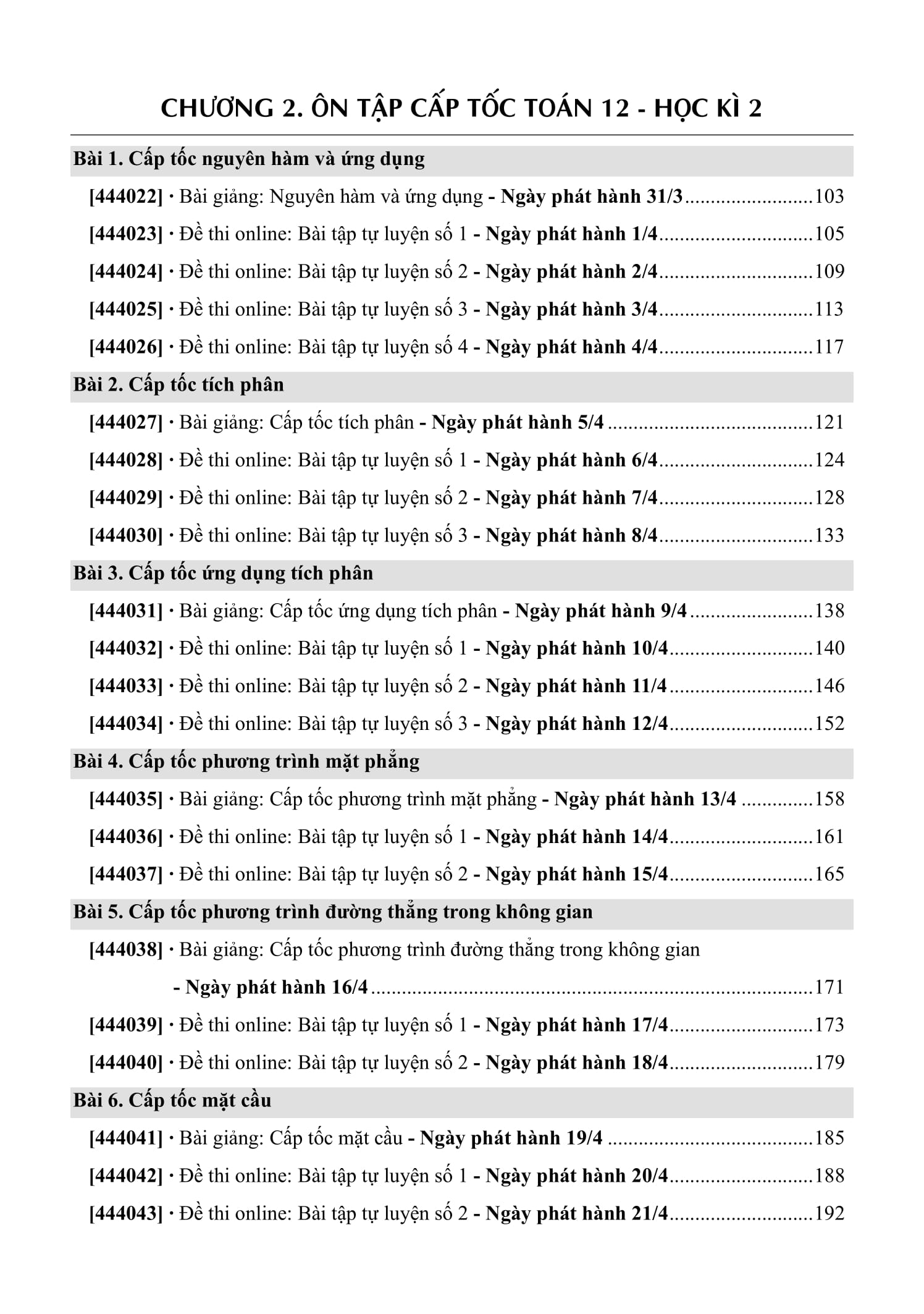 Cap Toc Tot Nghiep Pho Thong - Mon Toan Hoc