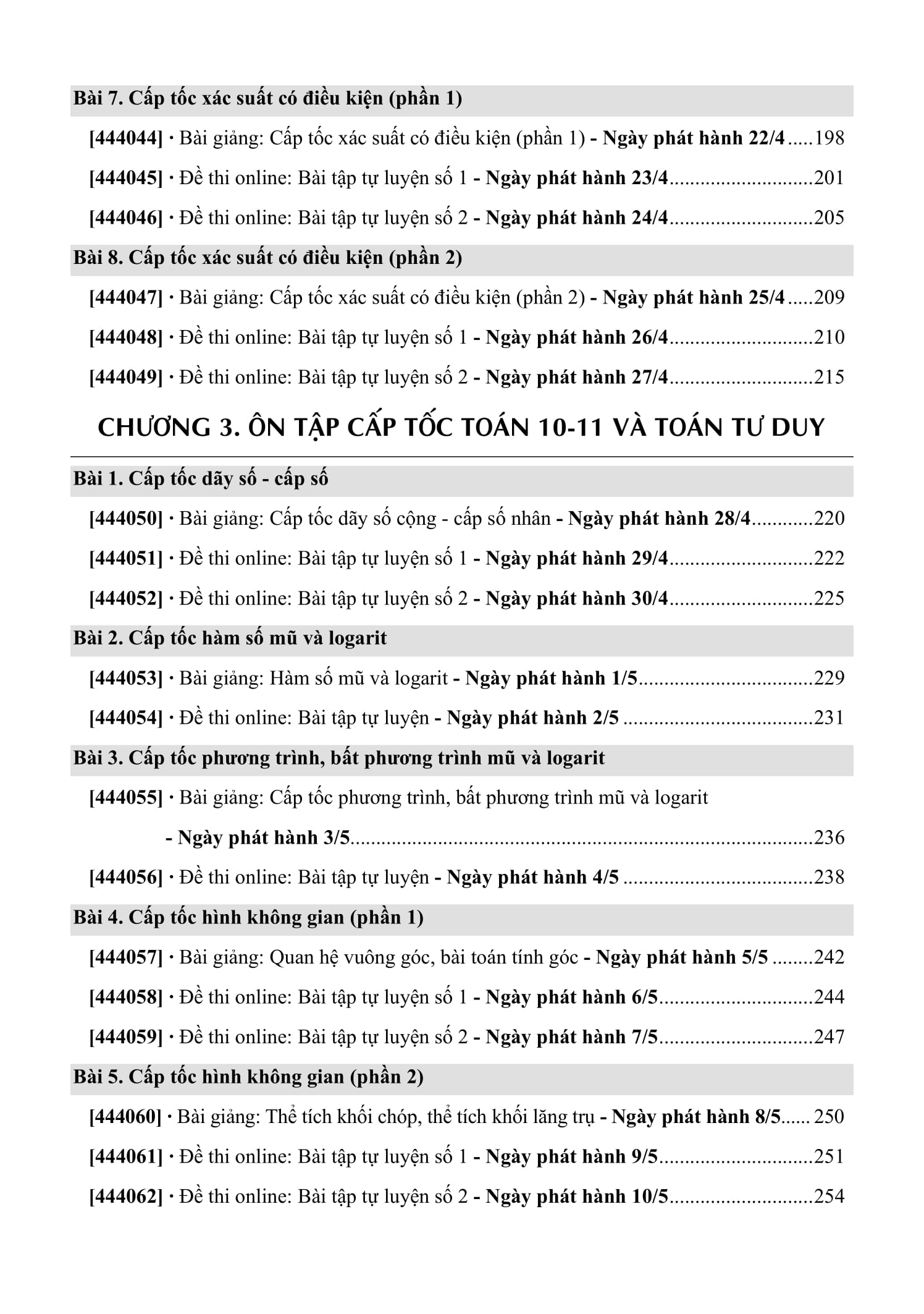 Cap Toc Tot Nghiep Pho Thong - Mon Toan Hoc