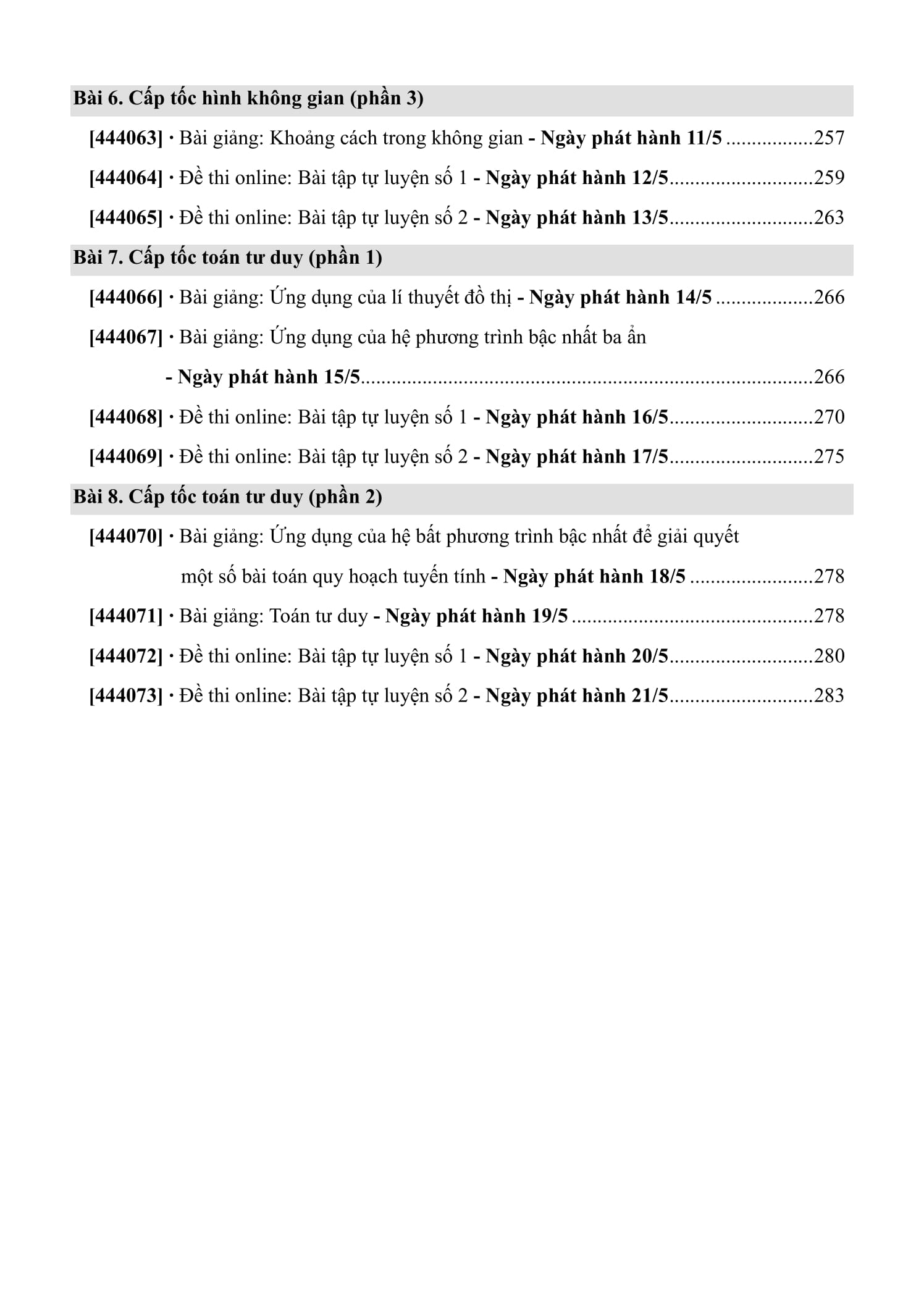 Cap Toc Tot Nghiep Pho Thong - Mon Toan Hoc