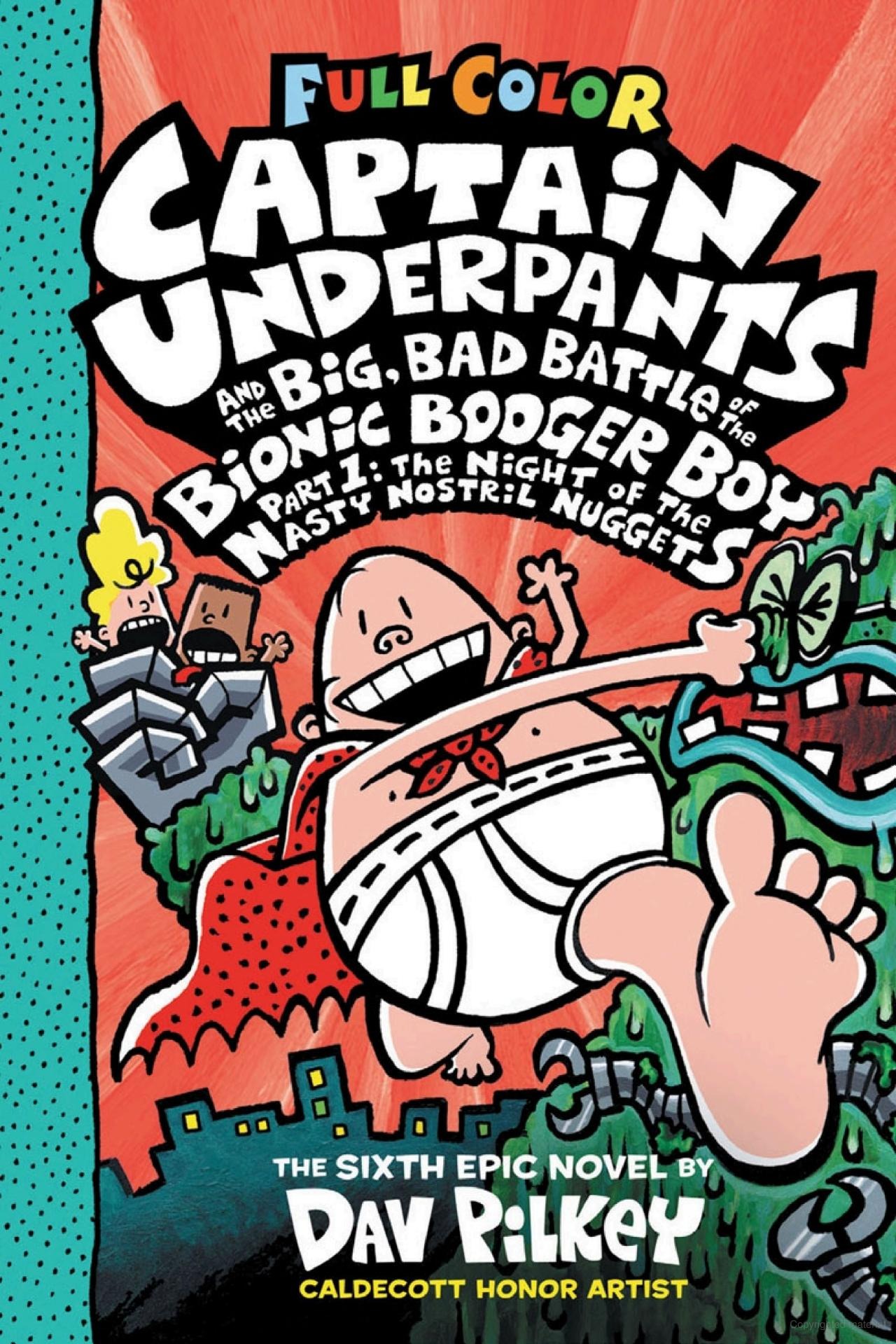 captain underpants 6 - big, bad battle of the bionic booger boy part 1