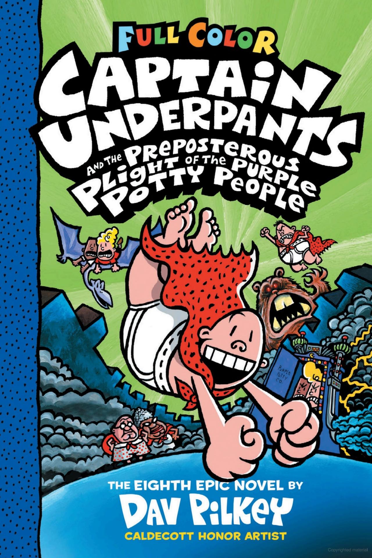 captain underpants 8 - preposterous plight of the purple potty people