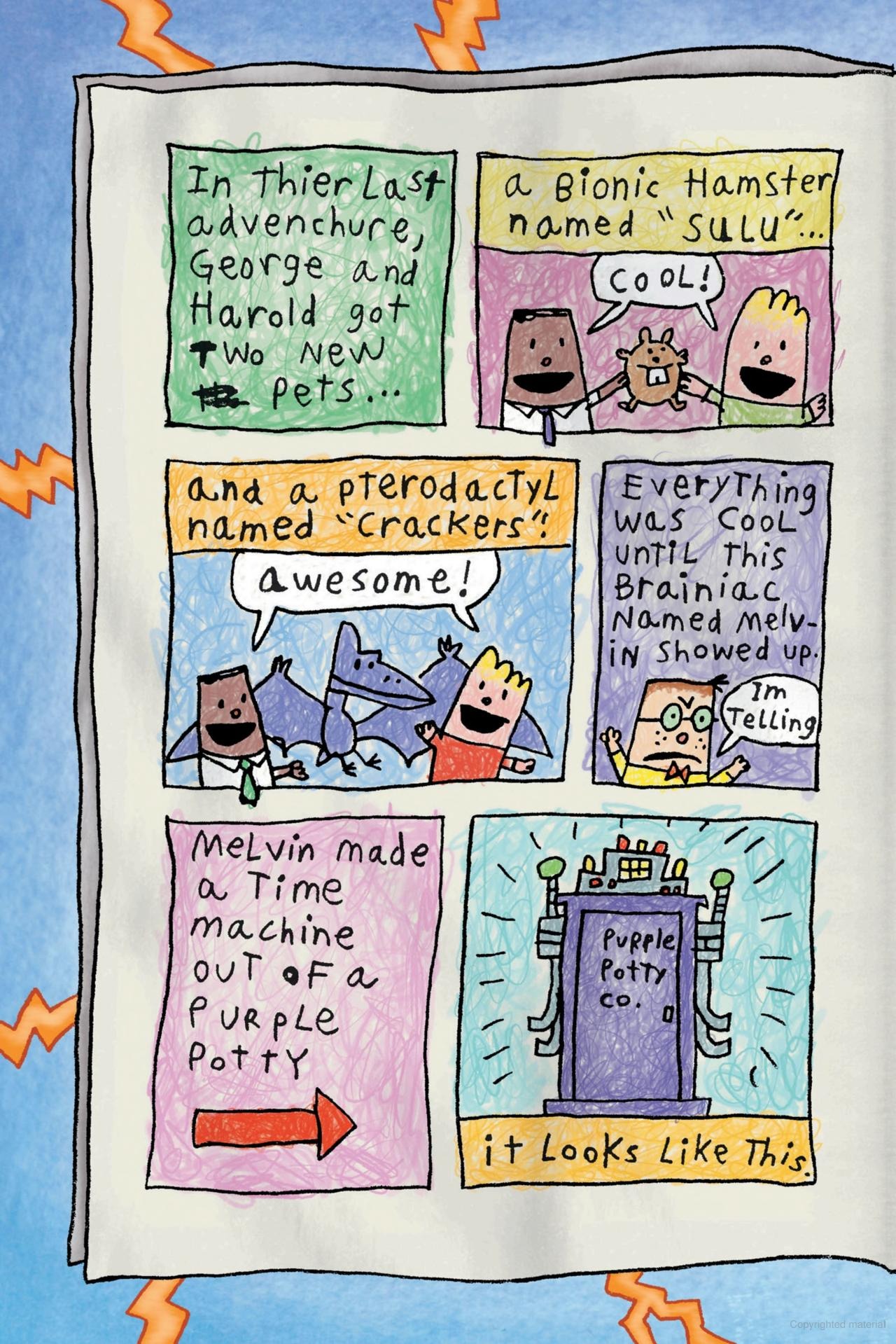 captain underpants 8 - preposterous plight of the purple potty people