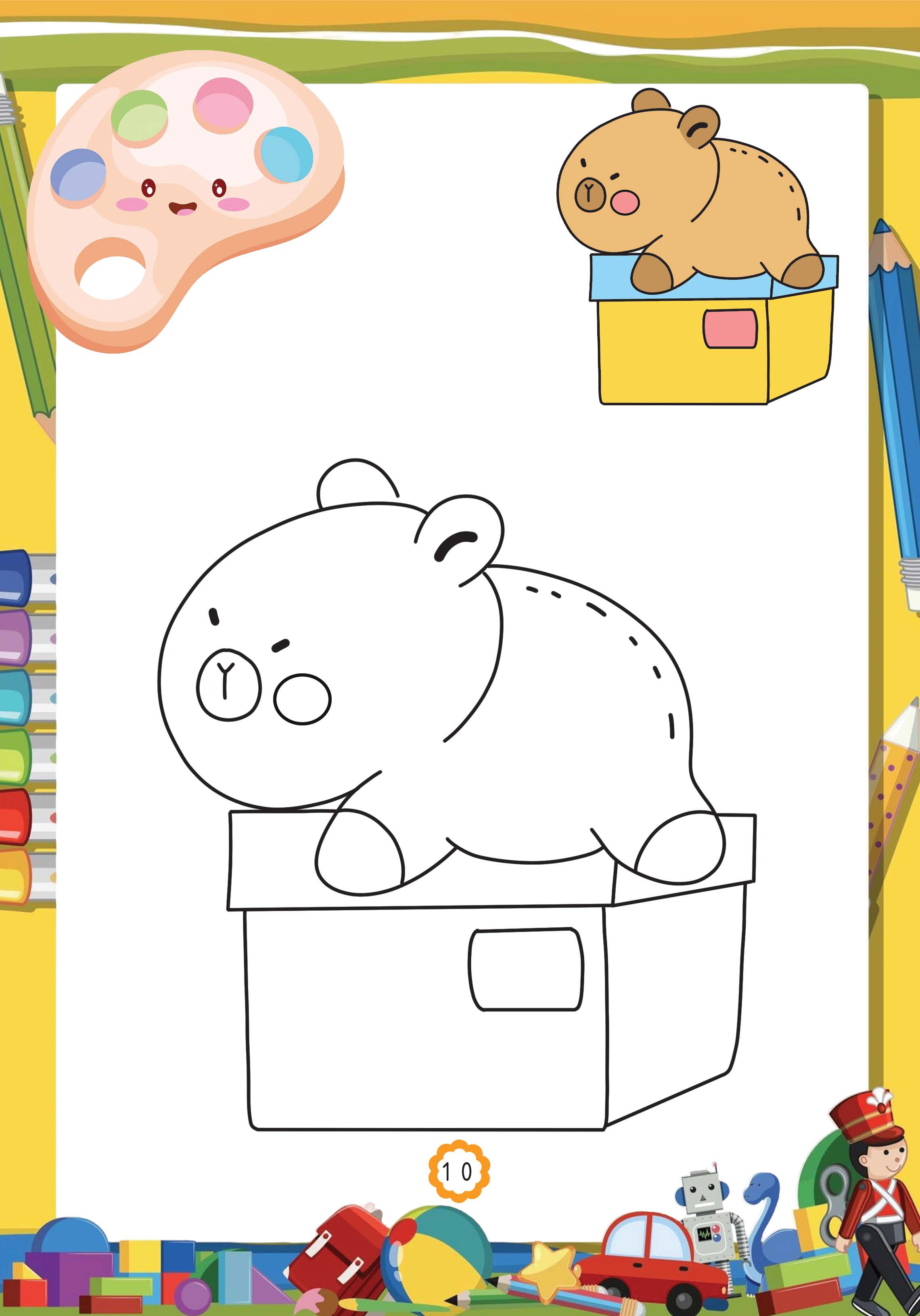 capy đến trường