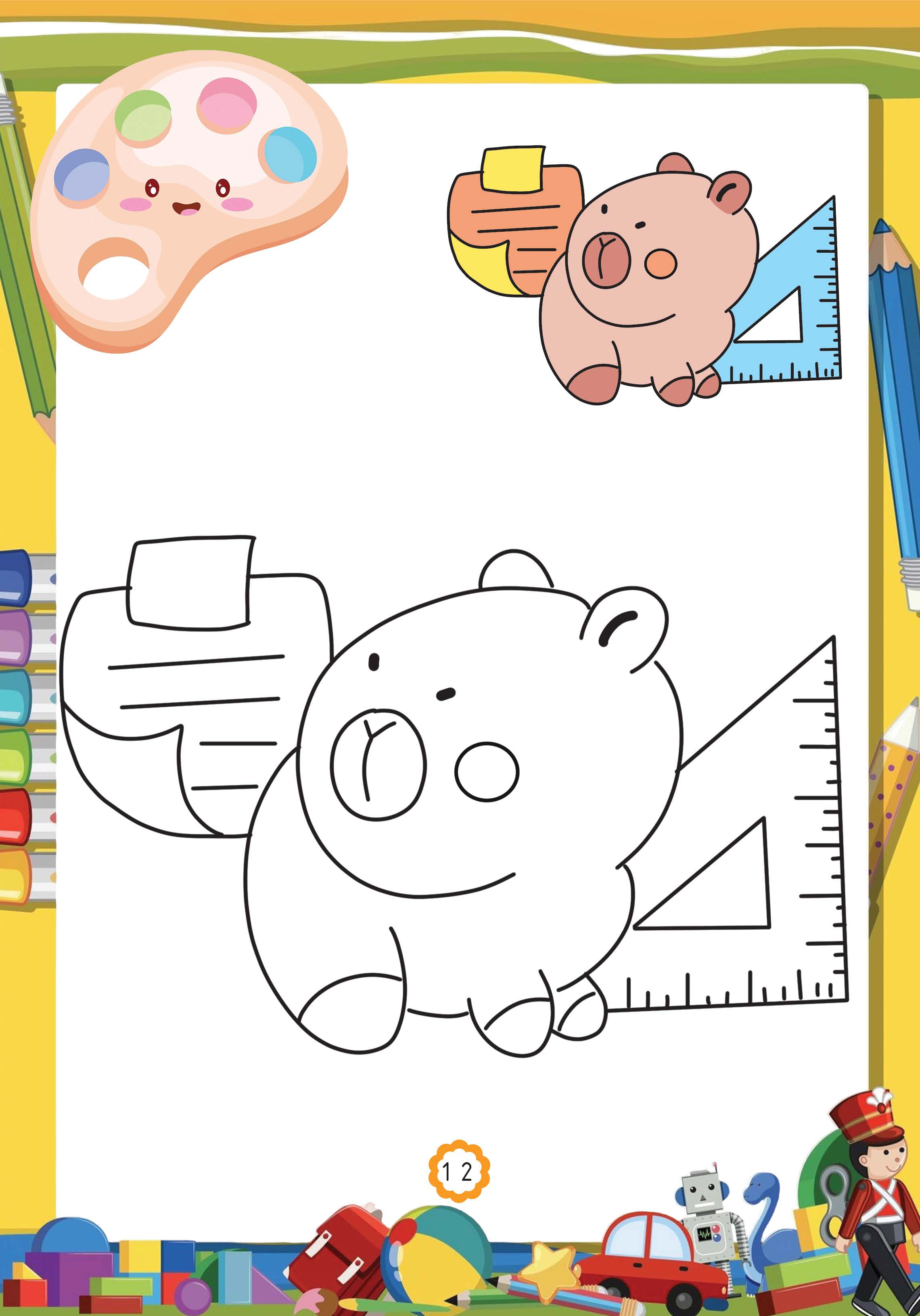 capy đến trường