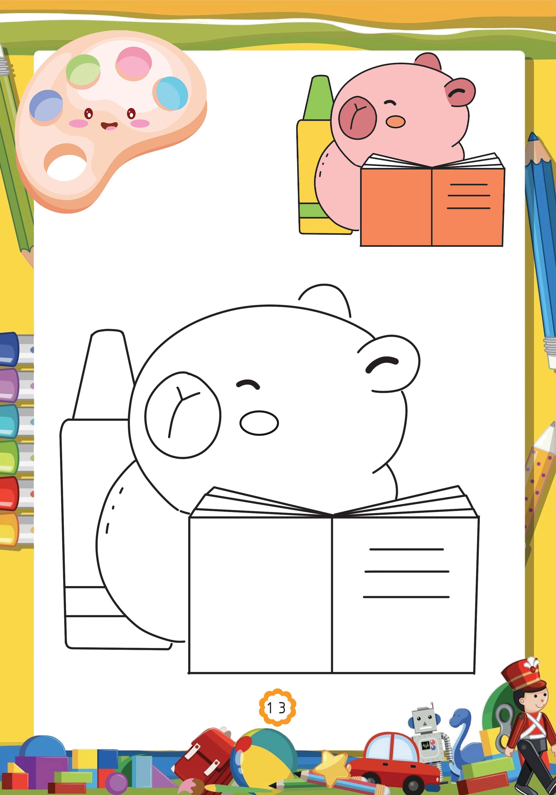 capy đến trường