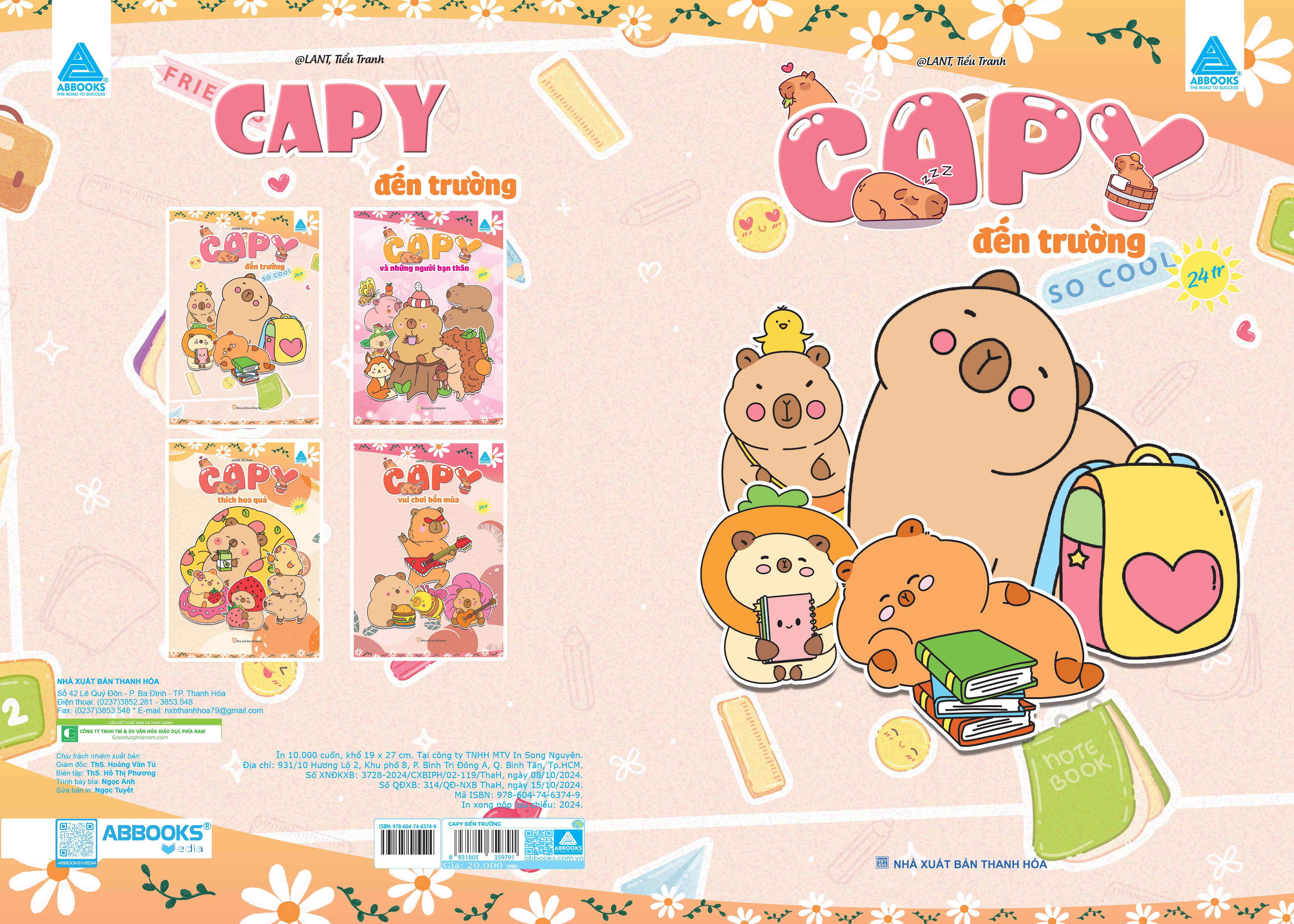 capy đến trường