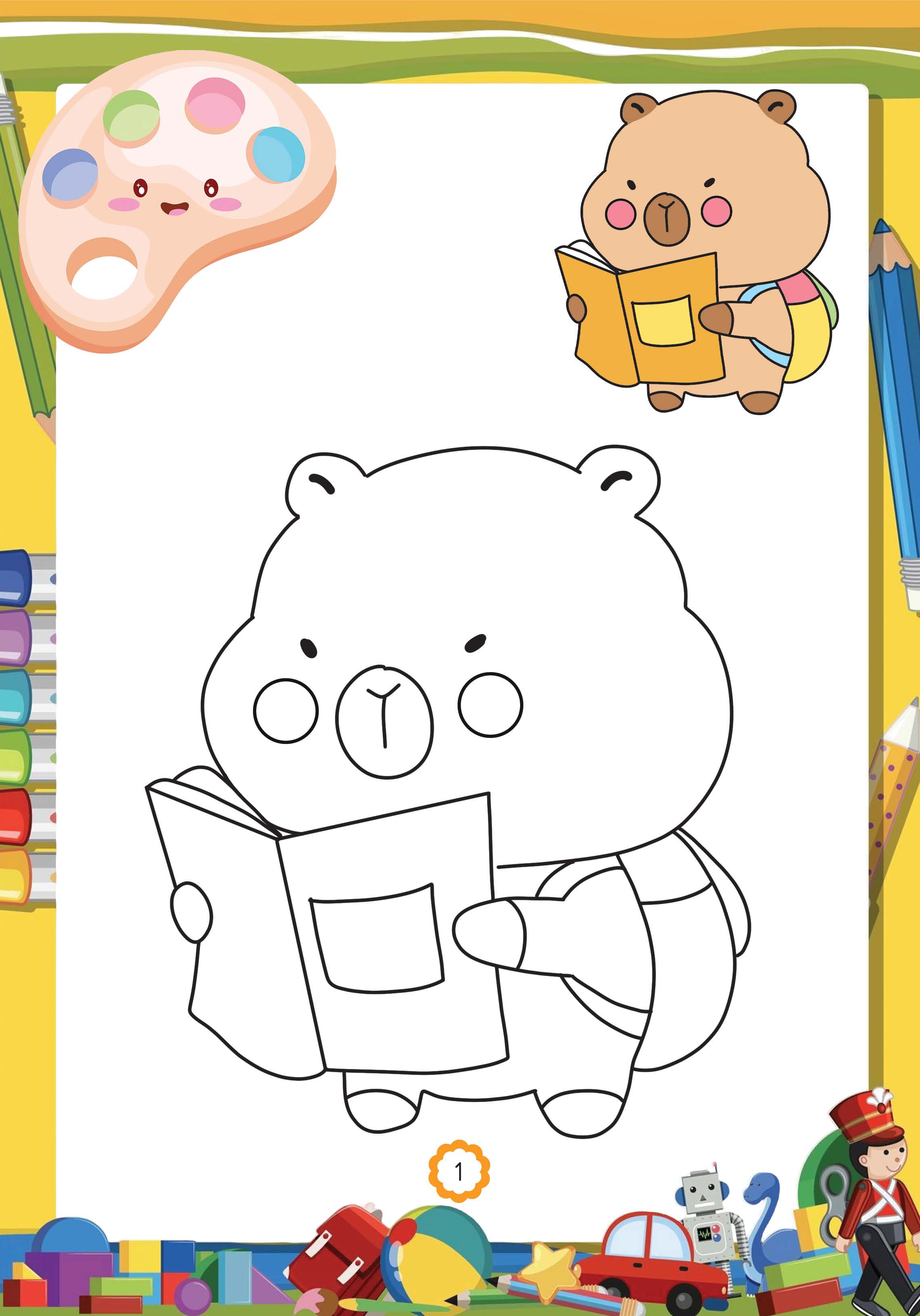 capy đến trường