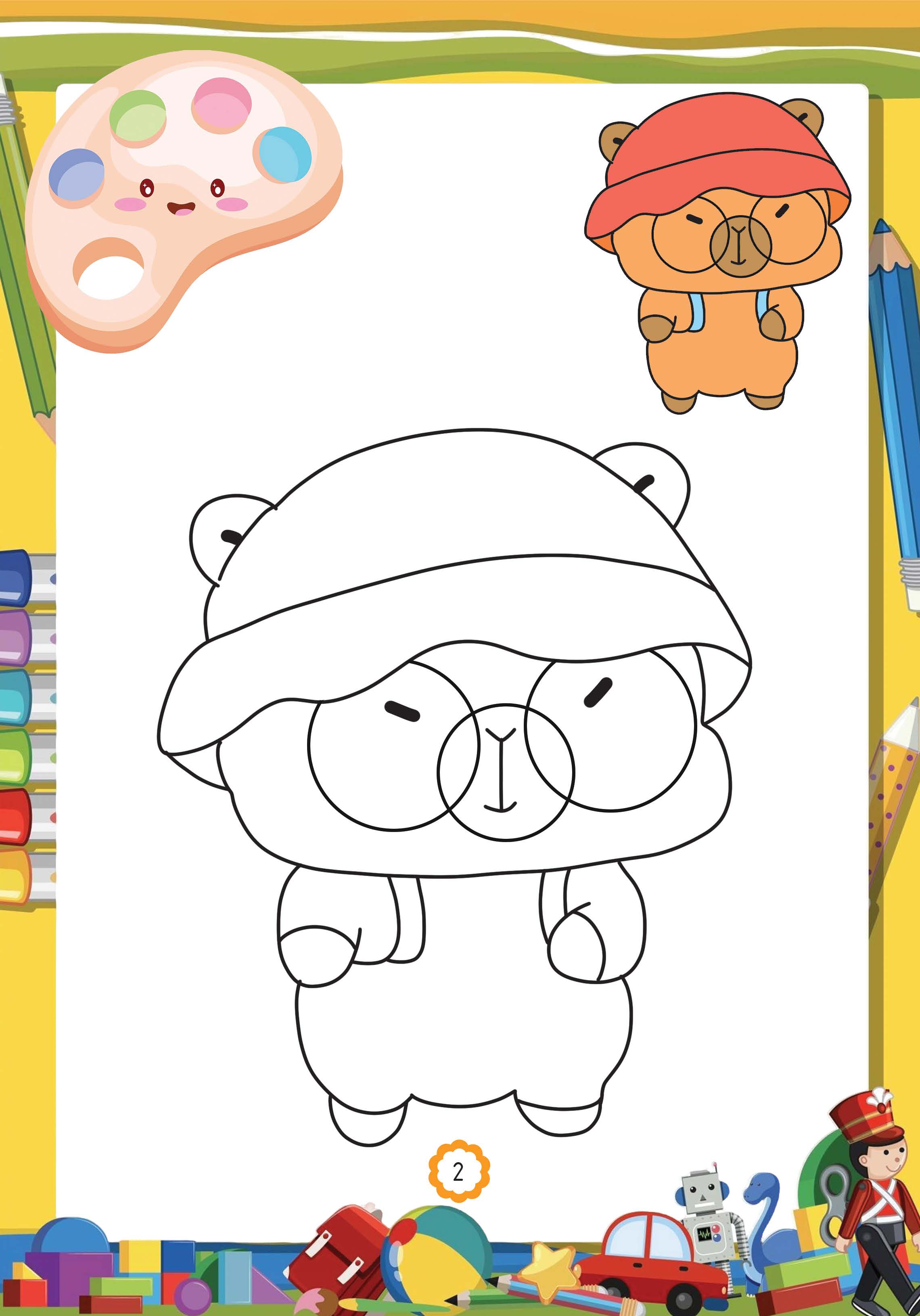 capy đến trường