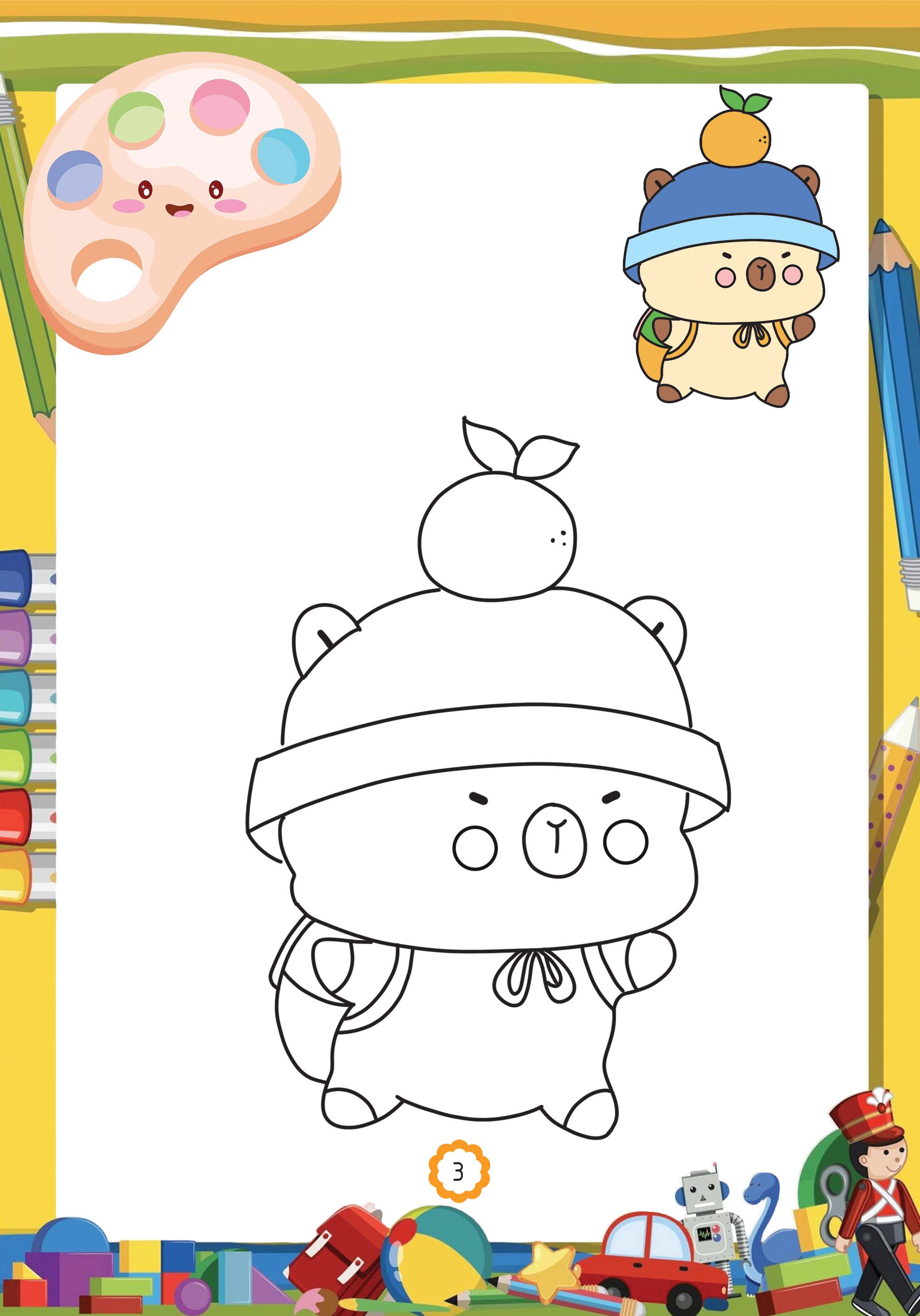 capy đến trường