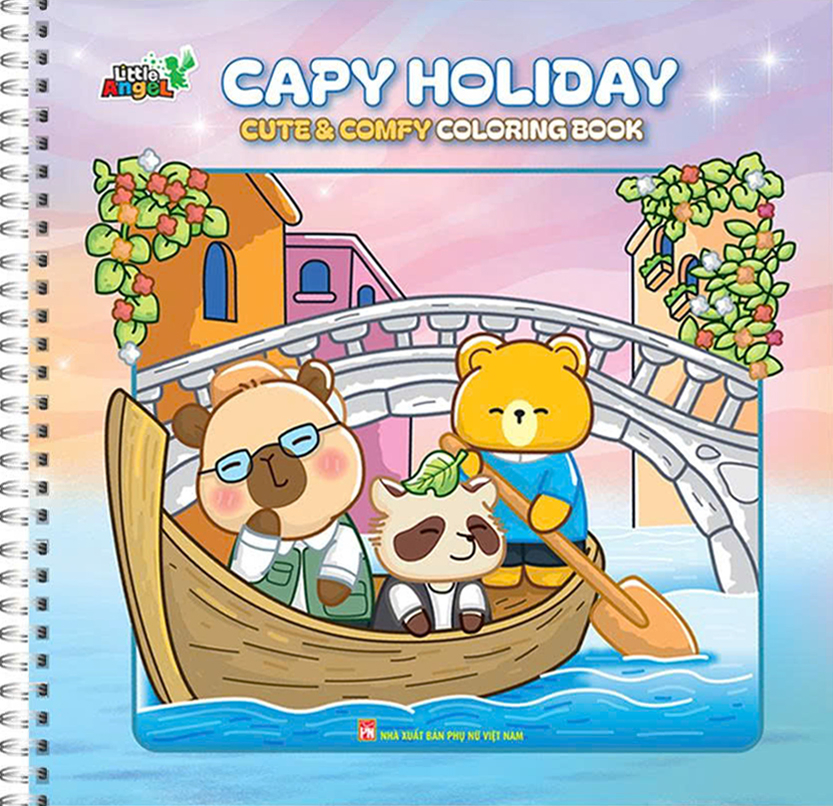 Capy Holiday - Cute And Comfy Cloring Book