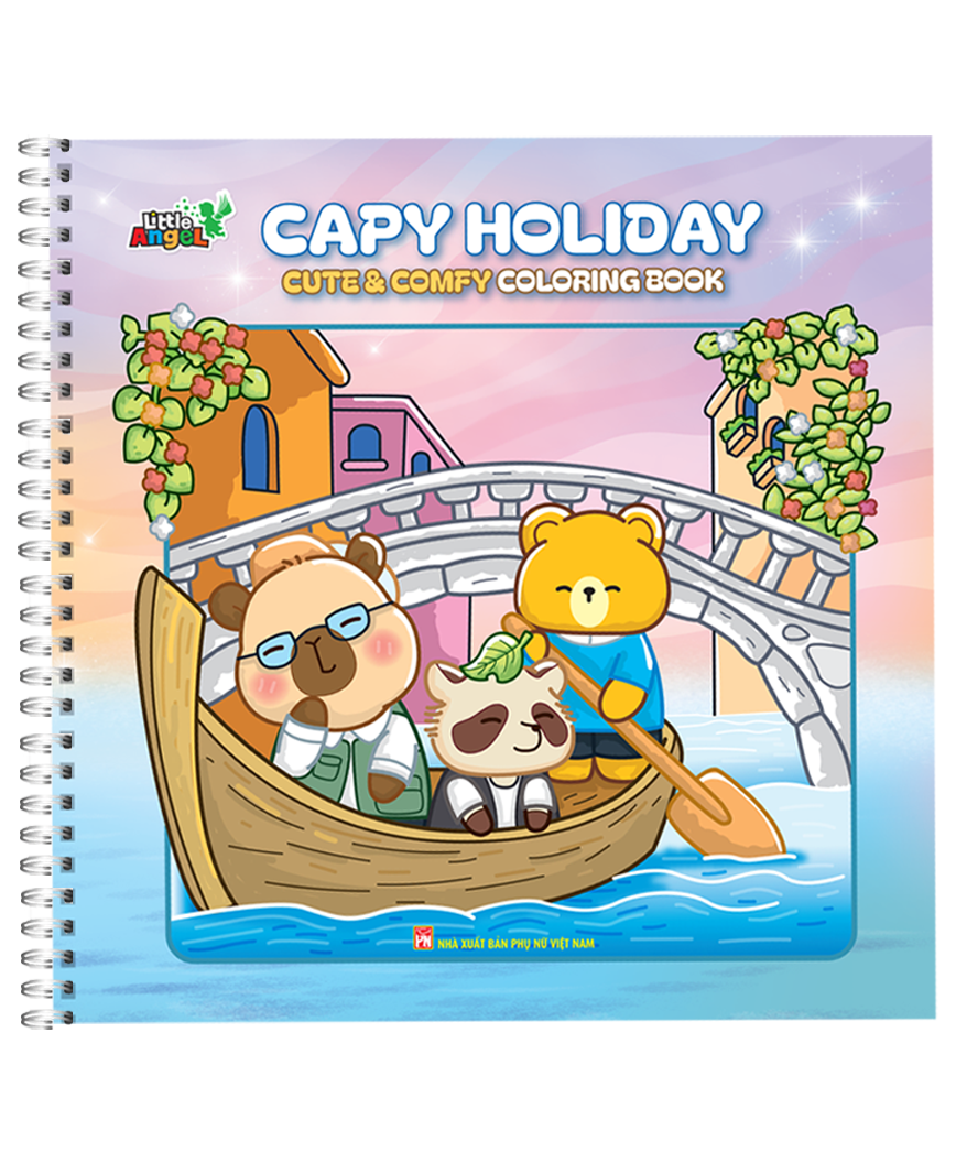 Capy Holiday - Cute And Comfy Cloring Book