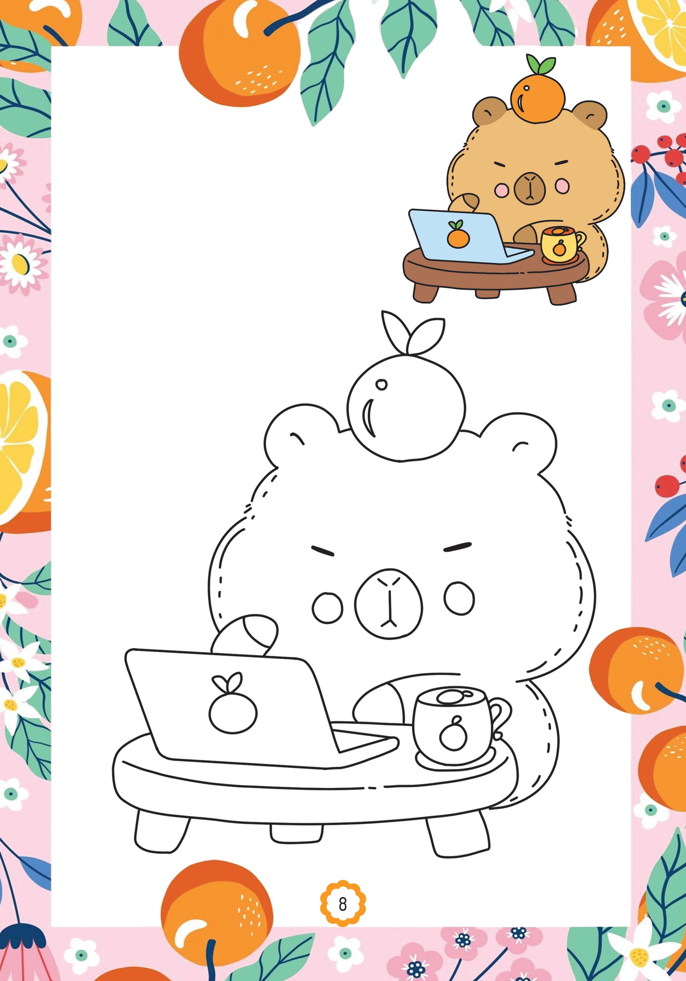 capy thích hoa quả