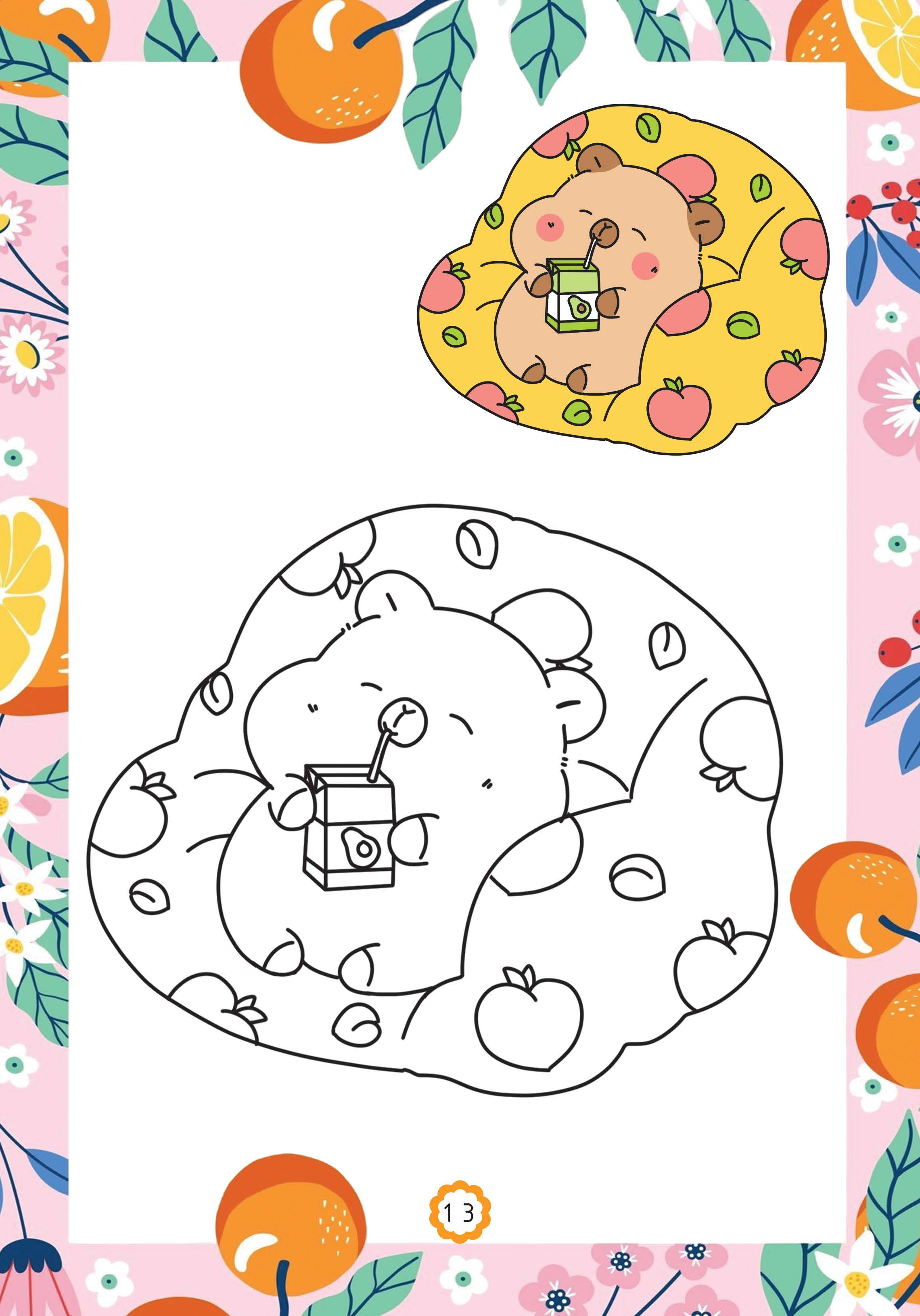 capy thích hoa quả