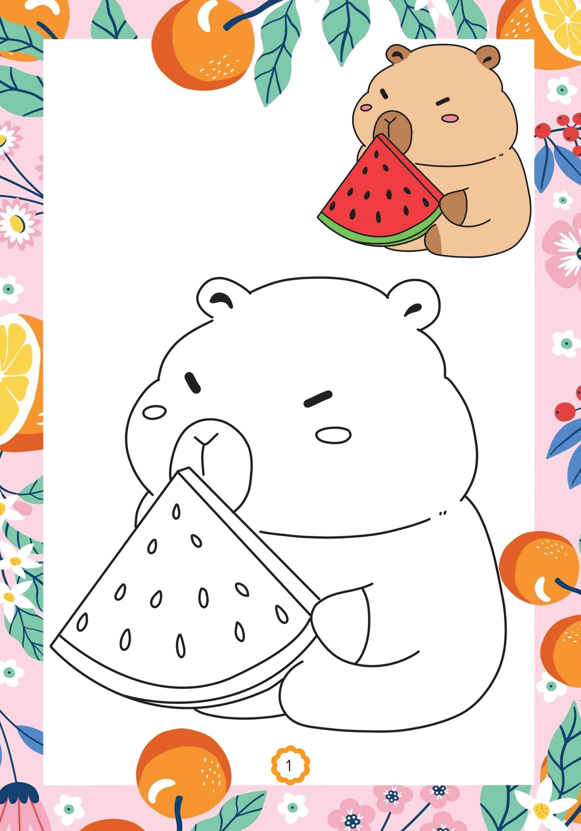 capy thích hoa quả