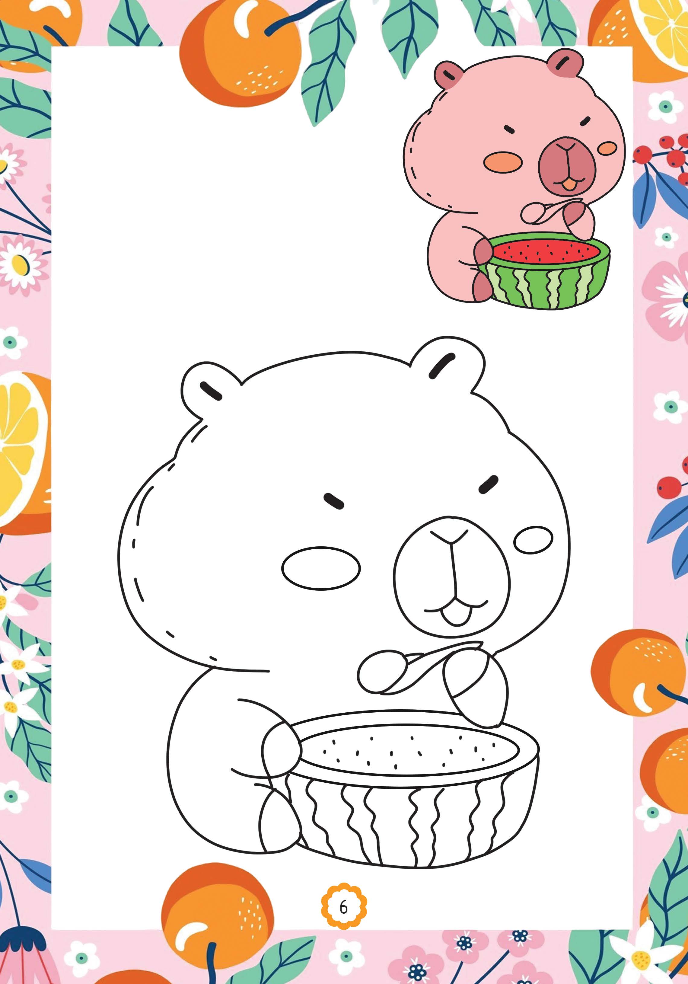 capy thích hoa quả