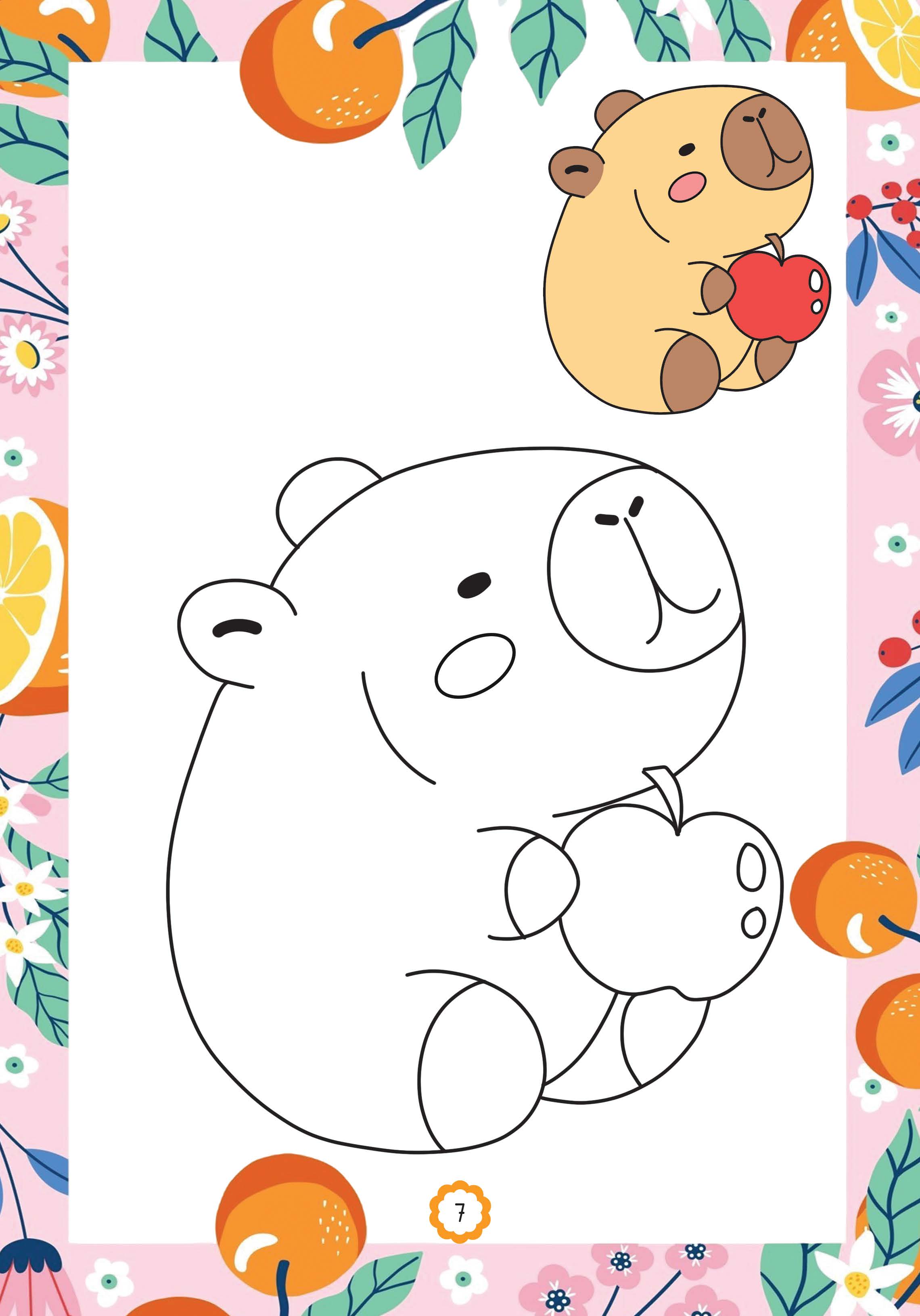 capy thích hoa quả