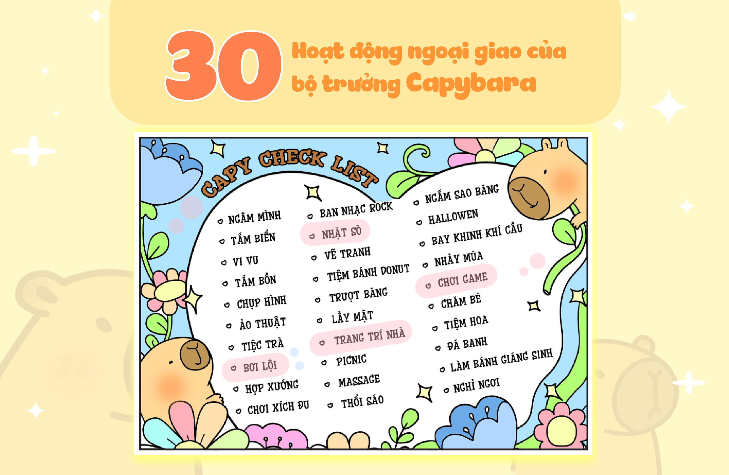 capy và những người bạn