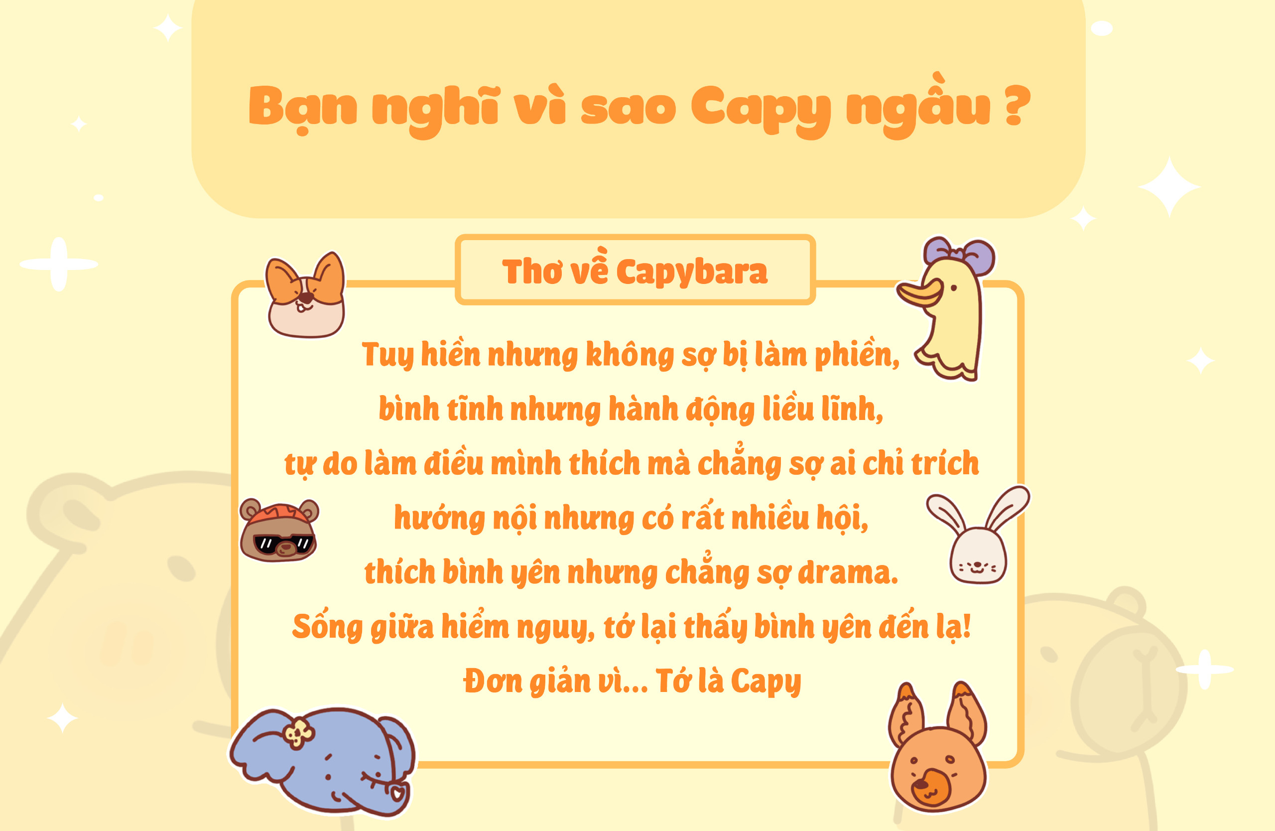 capy và những người bạn