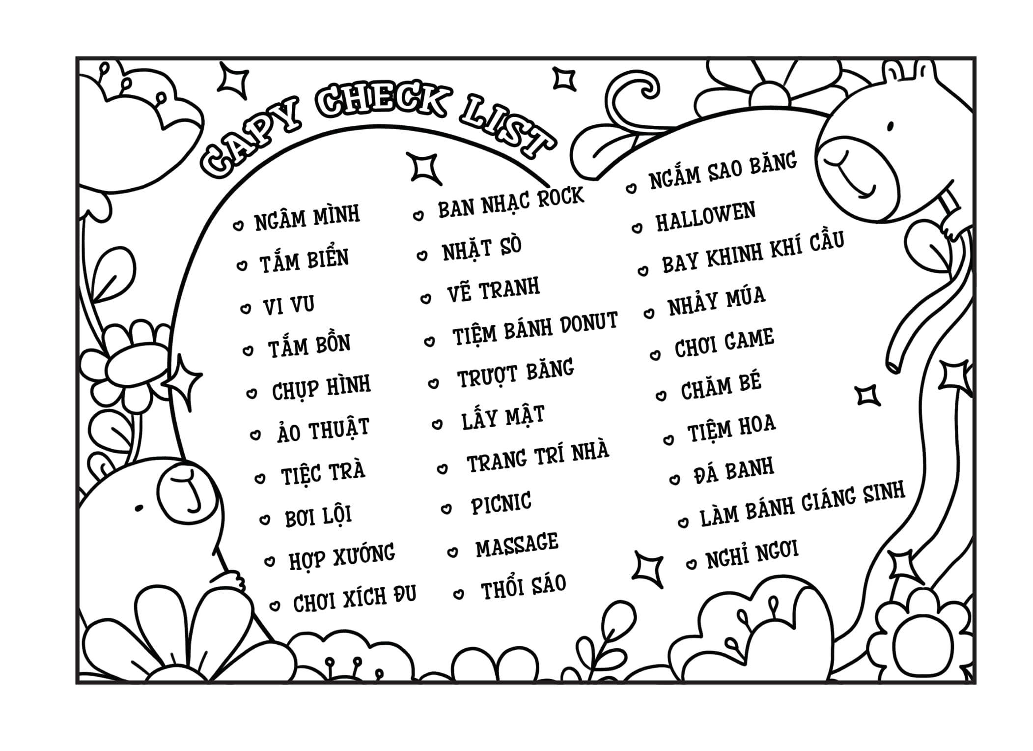 capy và những người bạn