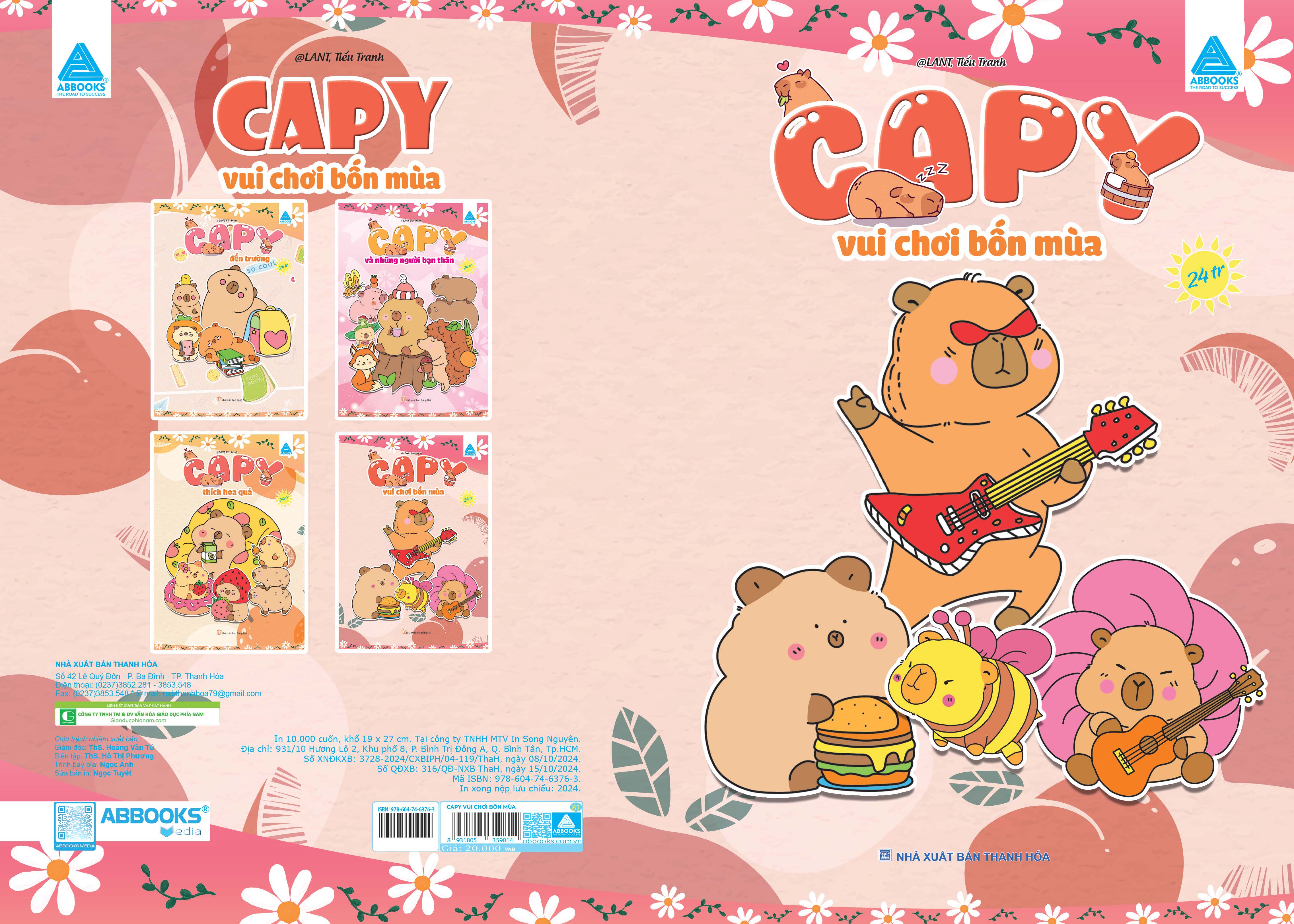 capy vui chơi bốn mùa