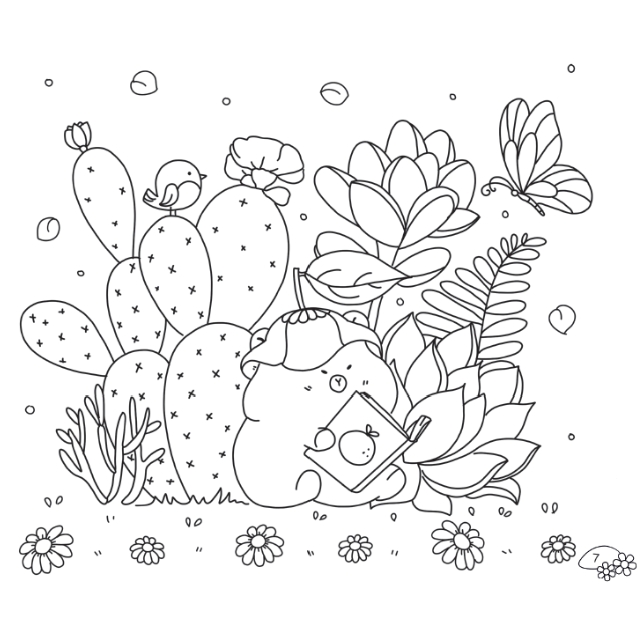 capybara happy every day - hạnh phúc mỗi ngày