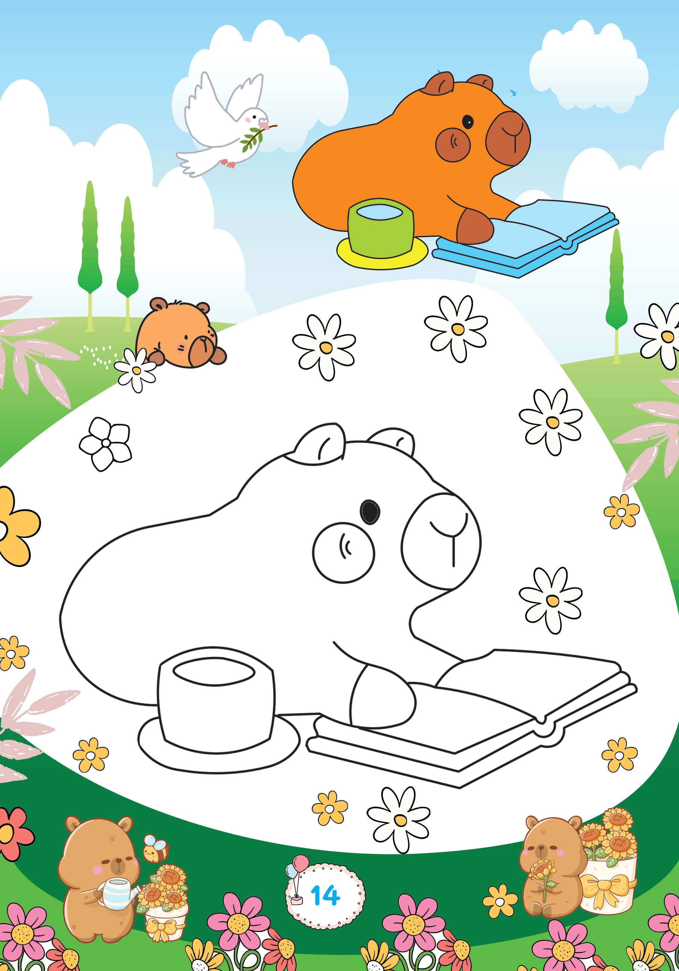 capybara thân thiện