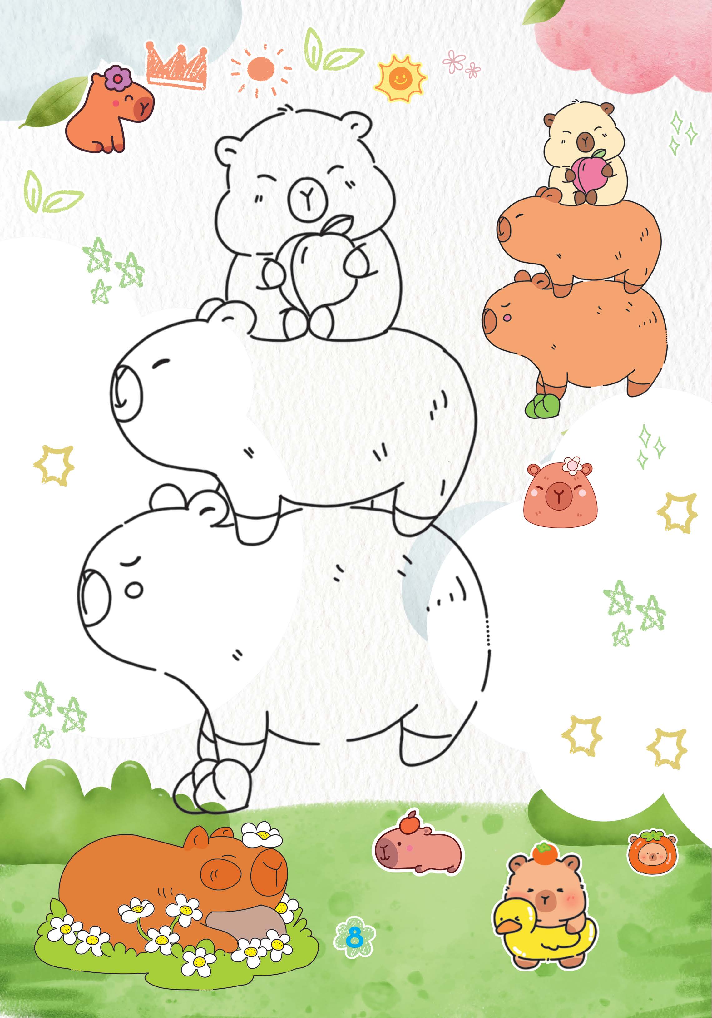 capybara thích suối nước nóng