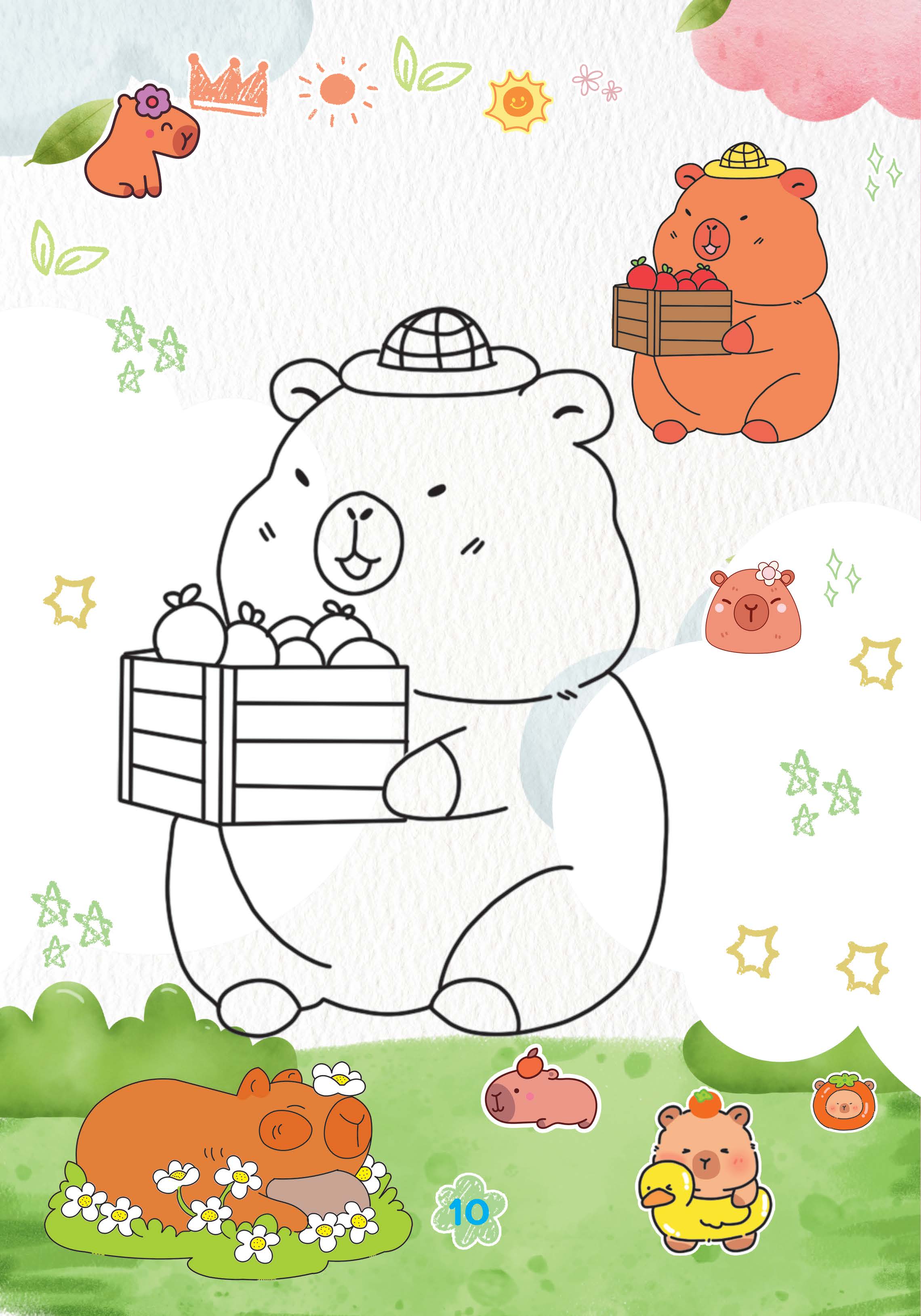 capybara thích suối nước nóng