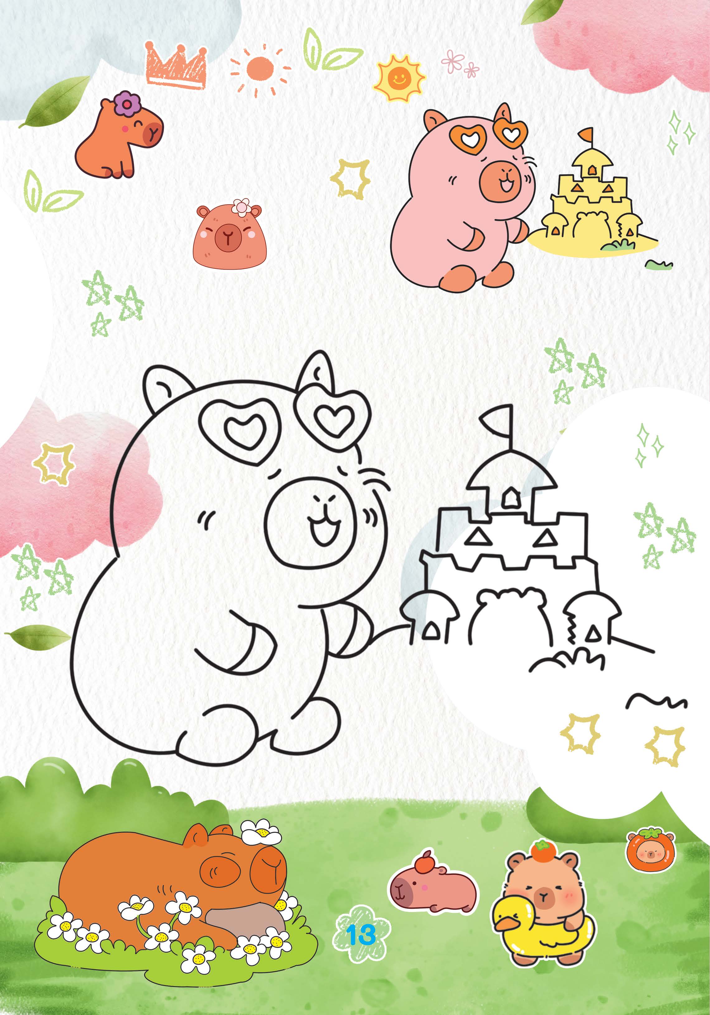 capybara thích suối nước nóng