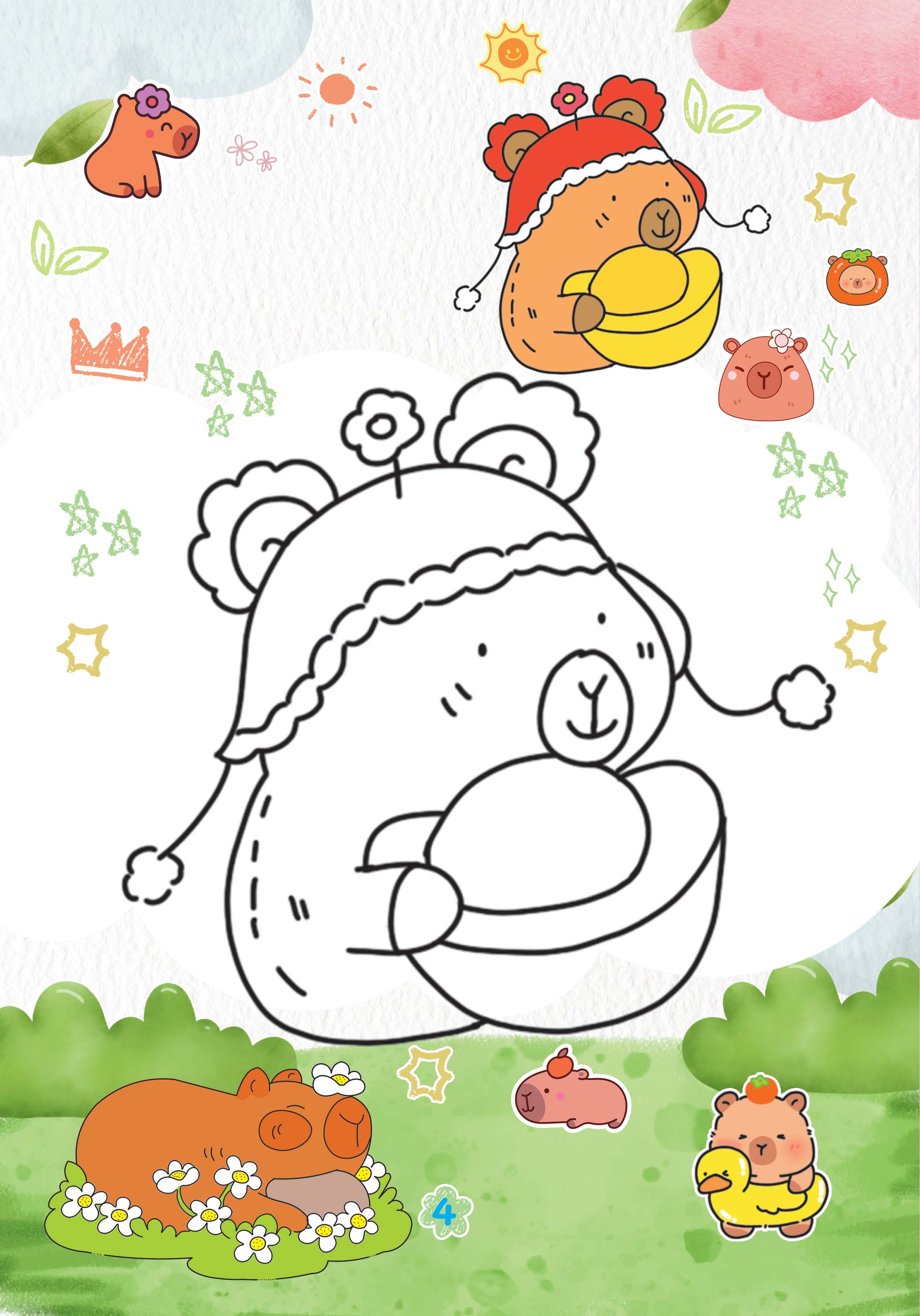 capybara thích suối nước nóng