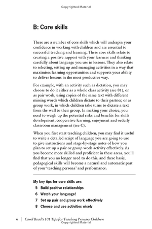 T i s ch carol read s 101 tips for teaching primary children pocket