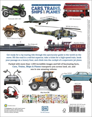 cars, trains, ships, and planes: a visual encyclopedia of every vehicle (dk our world in pictures)