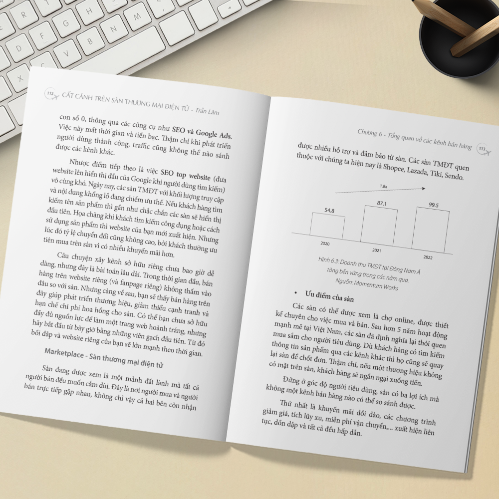 cất cánh trên sàn thương mại điện tử