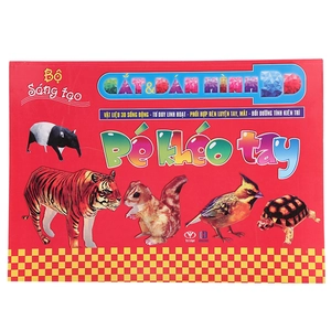 cắt dán hình 3d - bé khéo tay - bộ sáng tạo