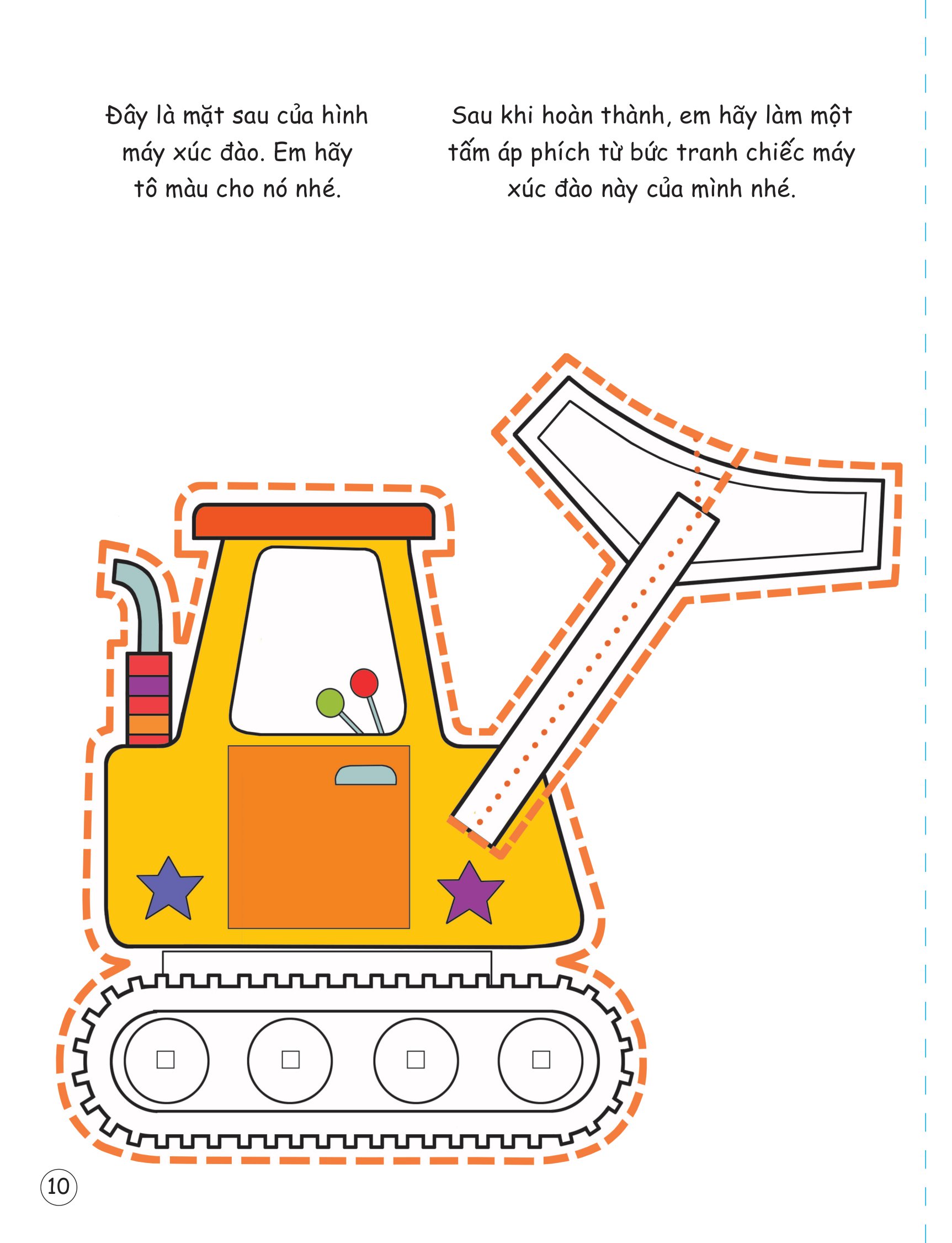 cắt, gấp, tô màu - các loại phương tiện